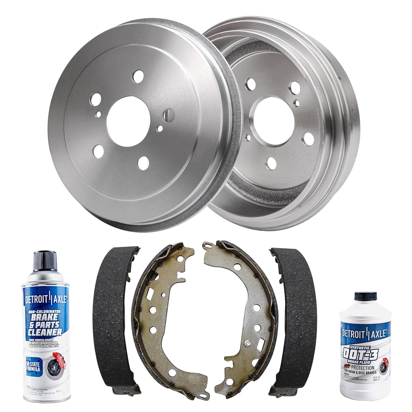 Detroit Axle - Front Brake Kit for Chrysler 300 Dodge Challenger Charger Magnum Replacement Disc Brakes Rotors and Ceramic Brake Pads : 12.6" inch Rotor