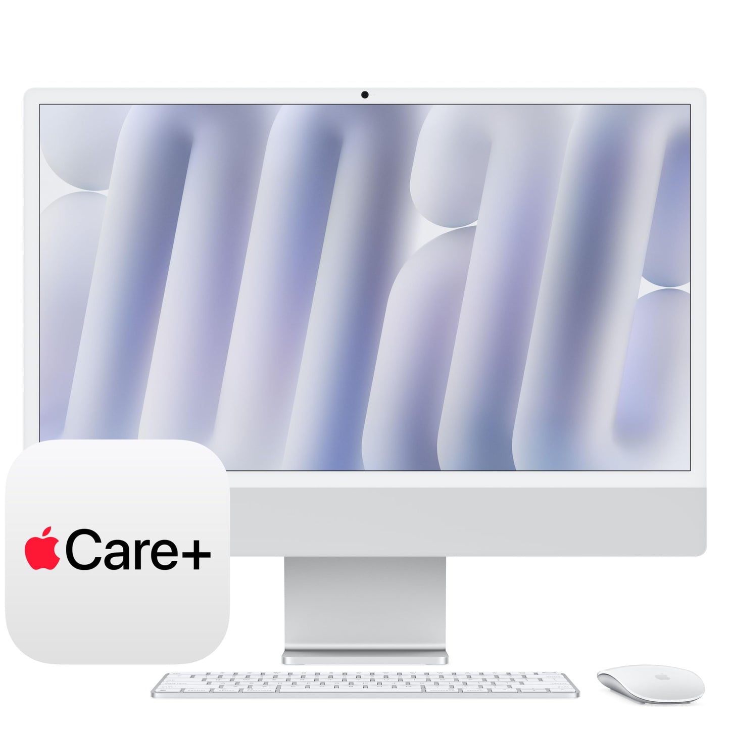 Apple 2024 iMac All-in-One Desktop Computer with M4 chip with 10-core CPU and 10-core GPU: Built for Apple Intelligence, 24-inch Retina Display, 24GB Unified Memory, 512GB SSD Storage; Silver