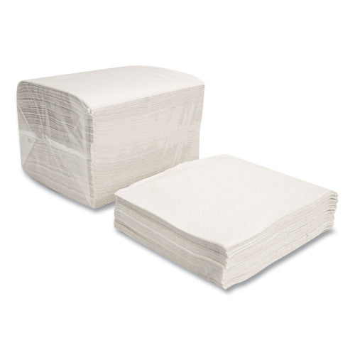Morcon Paper Morsoft Dinner Napkins, 1-Ply, 16 x 16, White, 250/Pack, 12 Packs/Carton (1717)