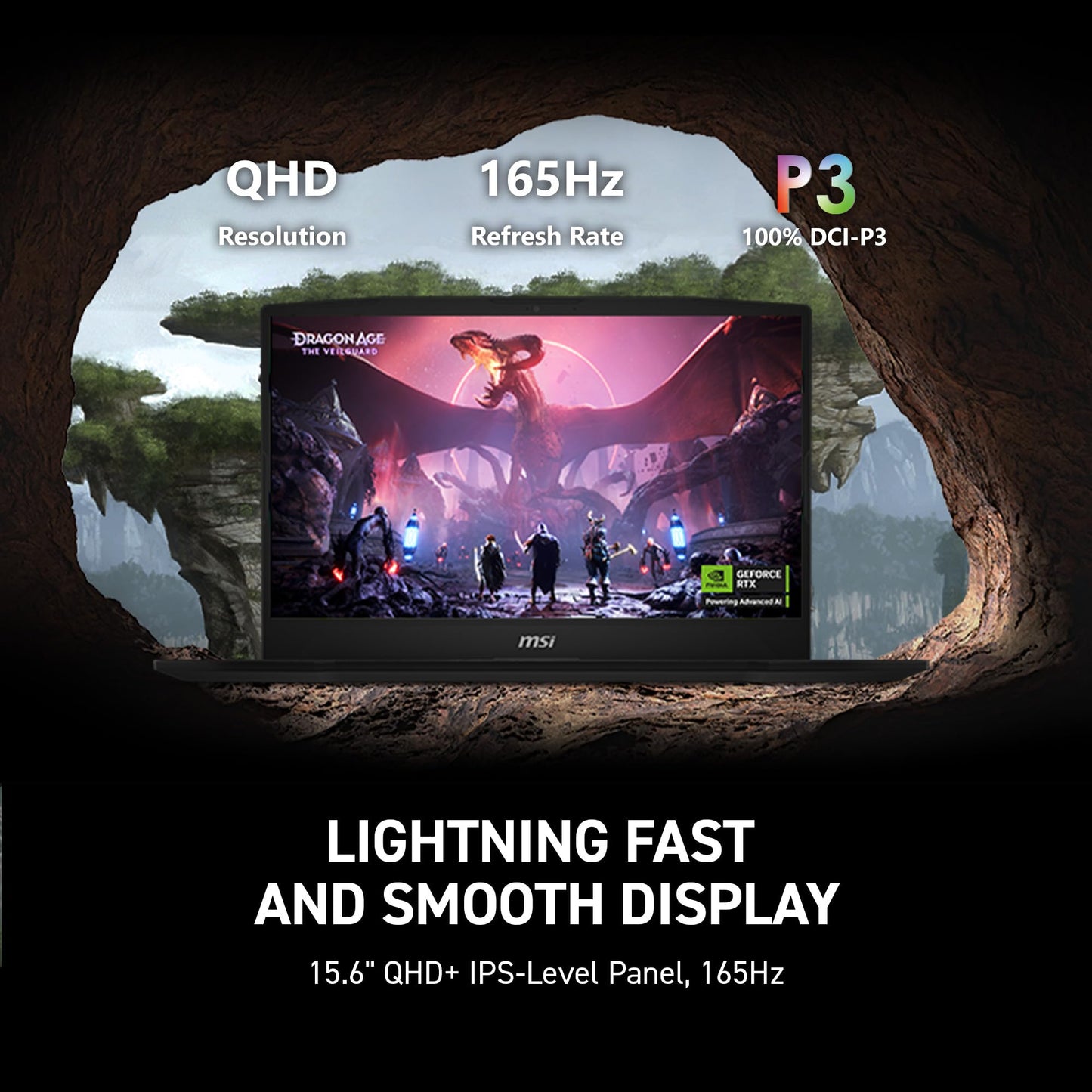 msi Katana 15 HX Gaming Laptop - 15.6" QHD 165Hz Display, Intel Core i7-14650HX, NVIDIA GeForce RTX 5060, 16GB DDR5, 1TB NVMe SSD, Wi-Fi 6E, RGB Keyboard, Windows 11 (B14WFK-810US)
