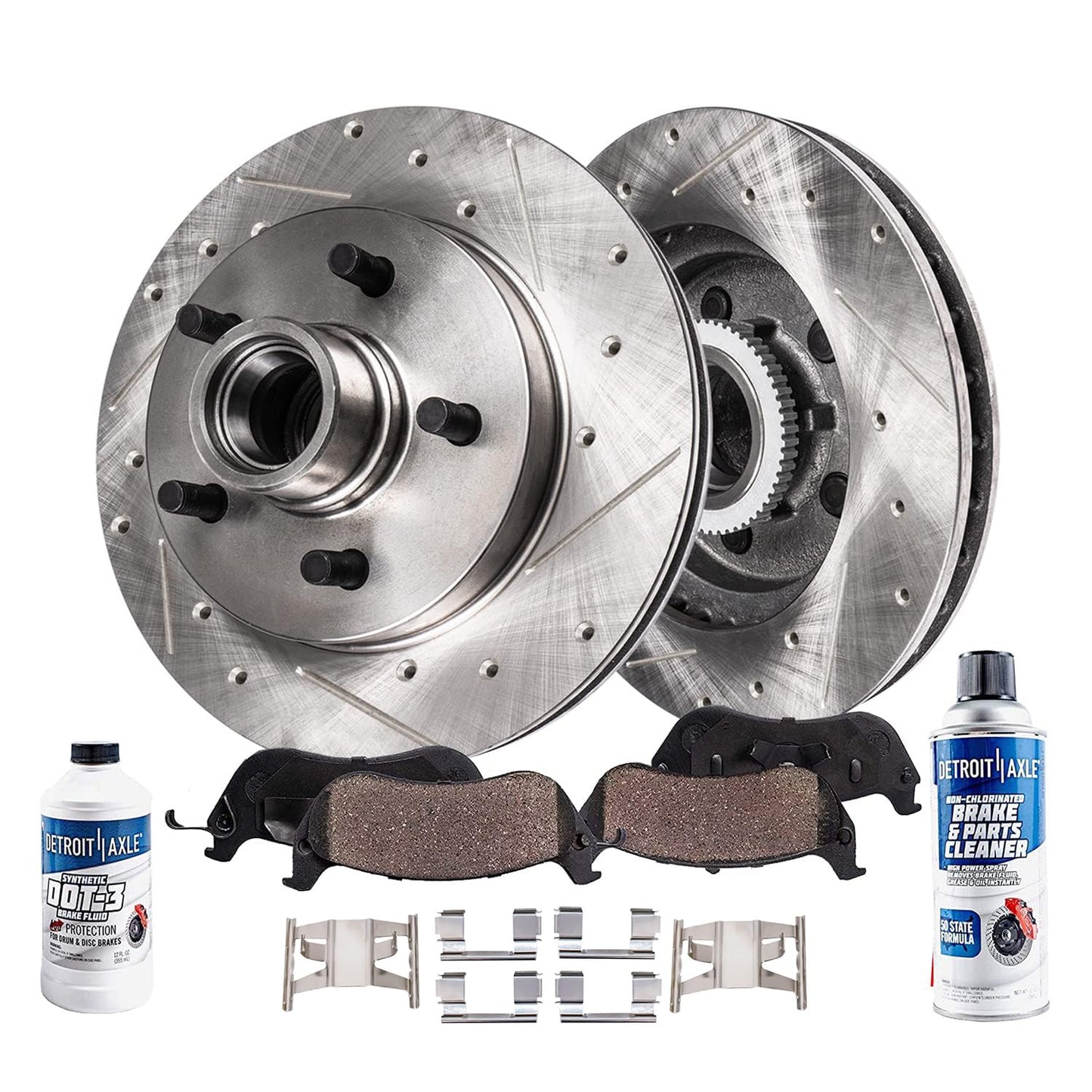 Detroit Axle - Rear Brake Kit for 2009-2019 Toyota Corolla 2010 2011 2012 2013 2014 2015 2016 2017 2018 Brake Drums Brakes Shoes Rear Replacement