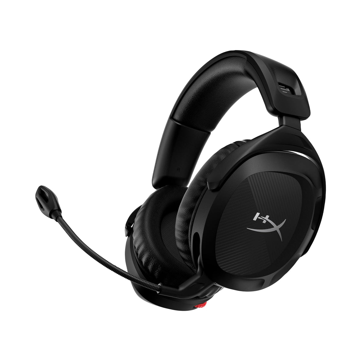 HyperX Cloud Stinger 2 – Gaming Headset, DTS Headphone:X Spatial Audio, Lightweight Over-Ear Headset with mic, Swivel-to-Mute Function, 50mm Drivers, PC Compatible, Black