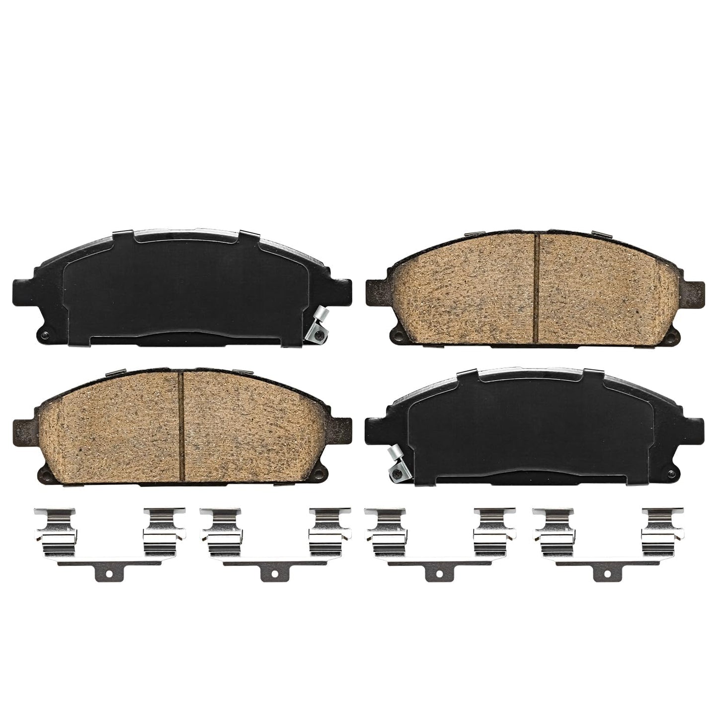 Detroit Axle - Front Brake Kit for Chevy 2012-2017 Sonic 2011-2015 Cruze 2016 Cruze Limited, Disc Brake Rotors Ceramic Brakes Pads Replacement 10.87" inch Front Rotor