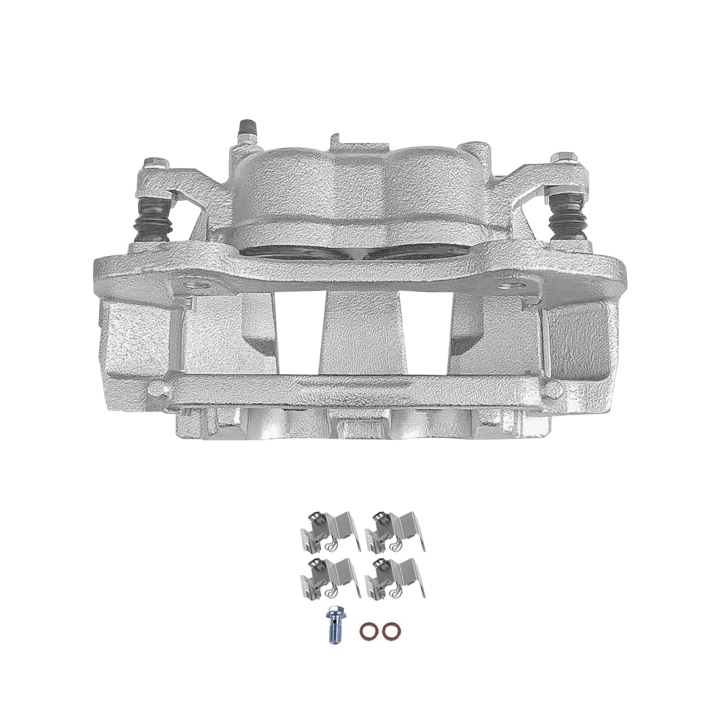 Detroit Axle - Front Brake Kit for Chevy GMC Silverado Sierra 2500HD 3500, Avalanche 2500, Sierra 3500HD, Express Savana 3500 4500 Drilled Disc Brakes Rotors Ceramic Brake Pads Replacement:12.8" inch