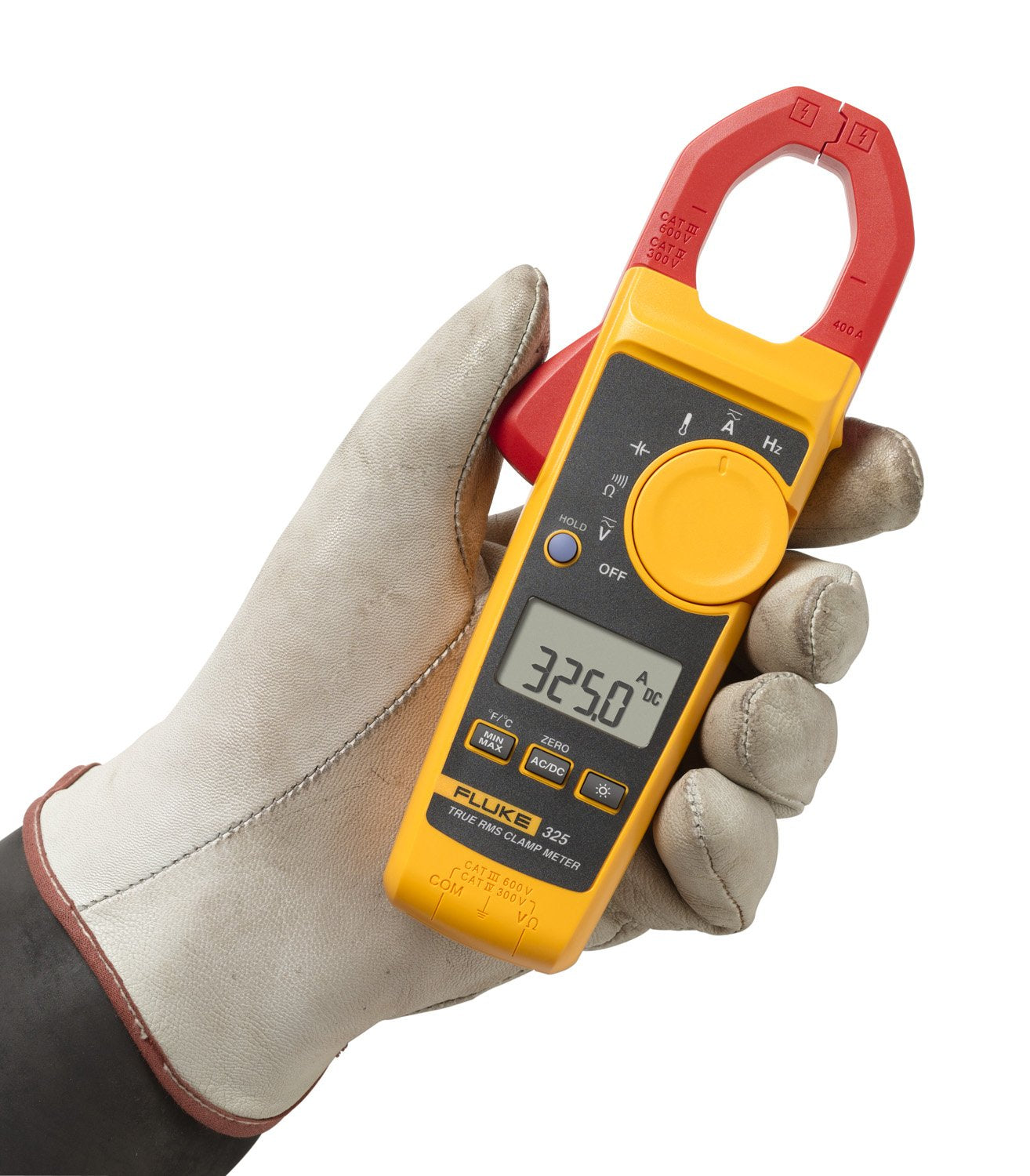 Fluke 325 True-RMS Clamp Meter with Frequency, Temperature & Capacitance Measurements | Frequency Measurements, Temperature Measurements, Capacitance Measurements