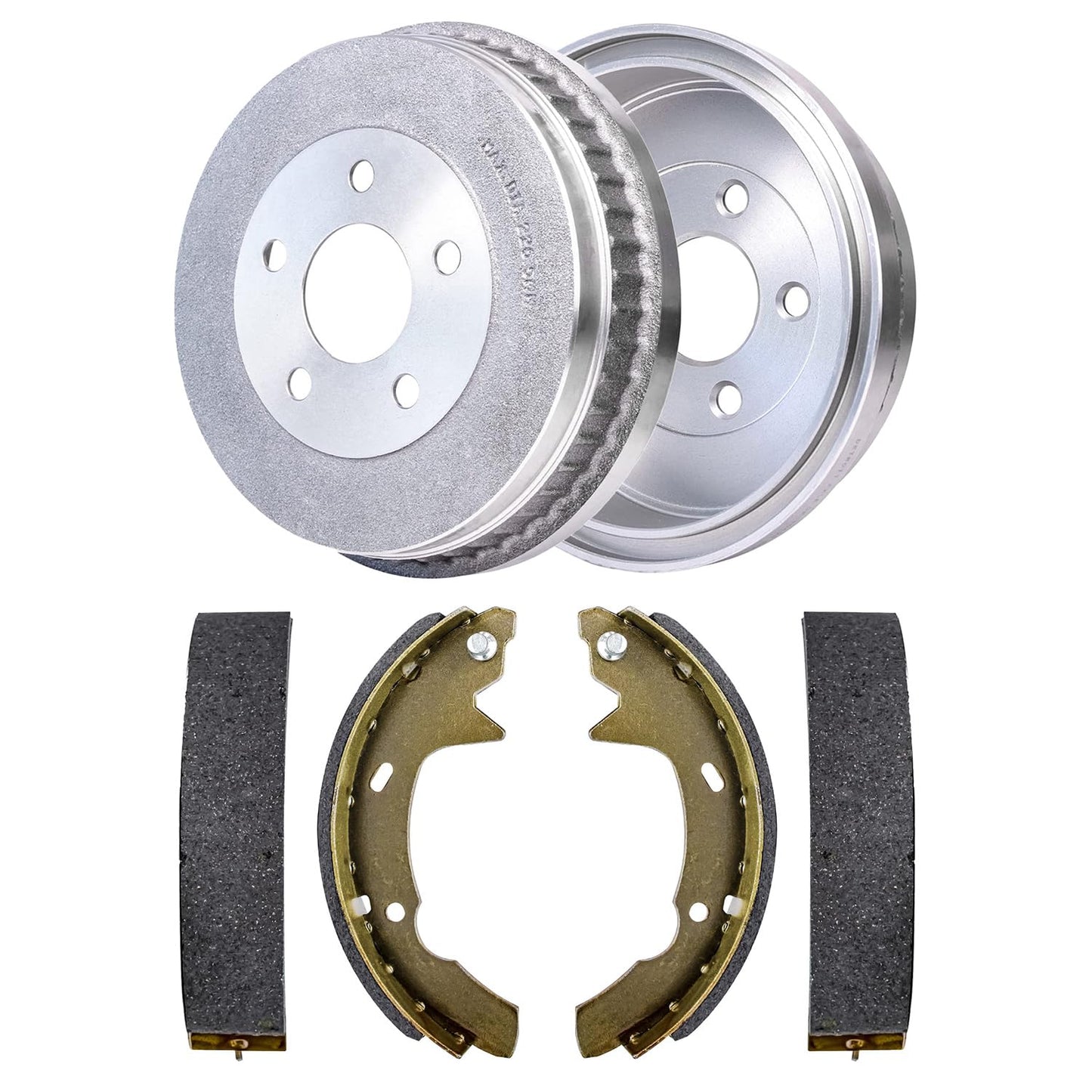 Detroit Axle - Front Brake Kit for Chevy 2012-2017 Sonic 2011-2015 Cruze 2016 Cruze Limited, Disc Brake Rotors Ceramic Brakes Pads Replacement 10.87" inch Front Rotor