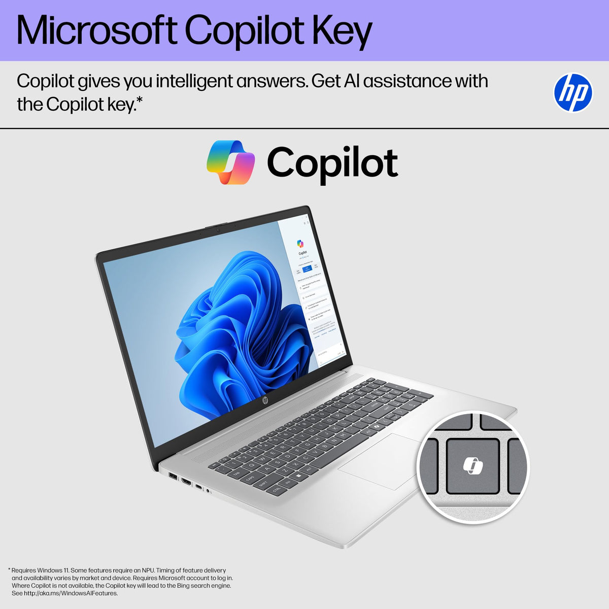 HP 17 Inch Laptop, AMD Ryzen 5 7430U 6-Core, 32 GB RAM, 1 TB SSD, 17.3" FHD IPS Display, Windows 11 Pro, Wi-Fi 6, AI Copilot, Numeric Keypad, Fast Charge, HD Webcam, Business & Home Office Computer