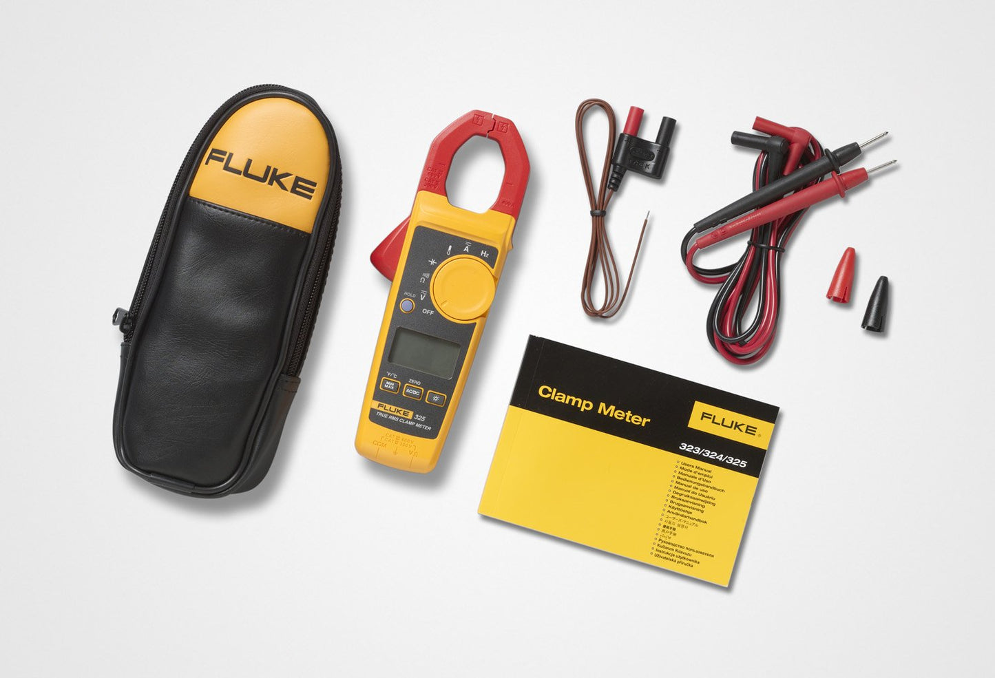 Fluke 325 True-RMS Clamp Meter with Frequency, Temperature & Capacitance Measurements | Frequency Measurements, Temperature Measurements, Capacitance Measurements