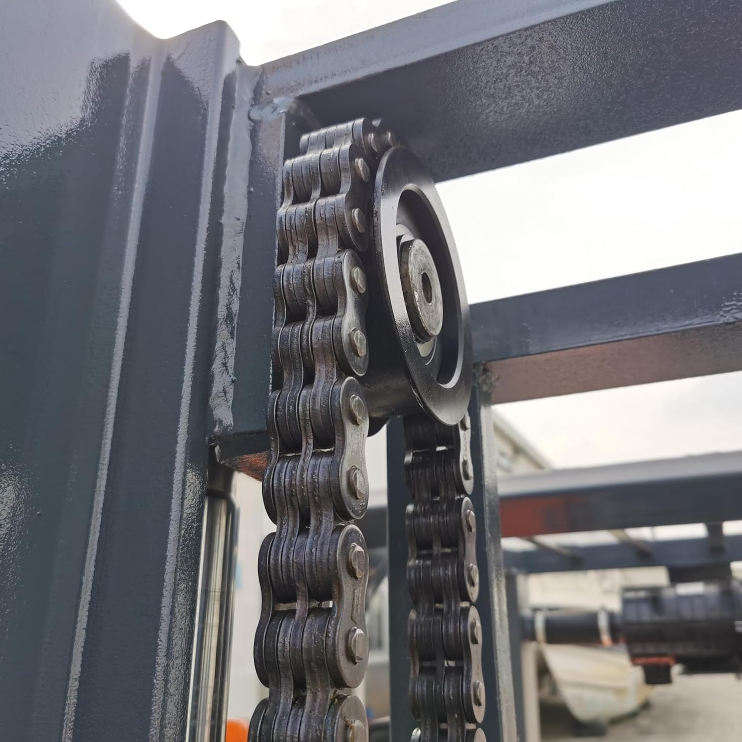 ONEN LPG Forklift 3.5 Tons 7716 LBS Capacity 42KW Dual-Fuel Engine Powered High-Lift Fork Lift 4.5m 14.76 ft Lifting Height Stacker 3500kg Pallet Lift Truck Material Handler with 4ft Length Forks