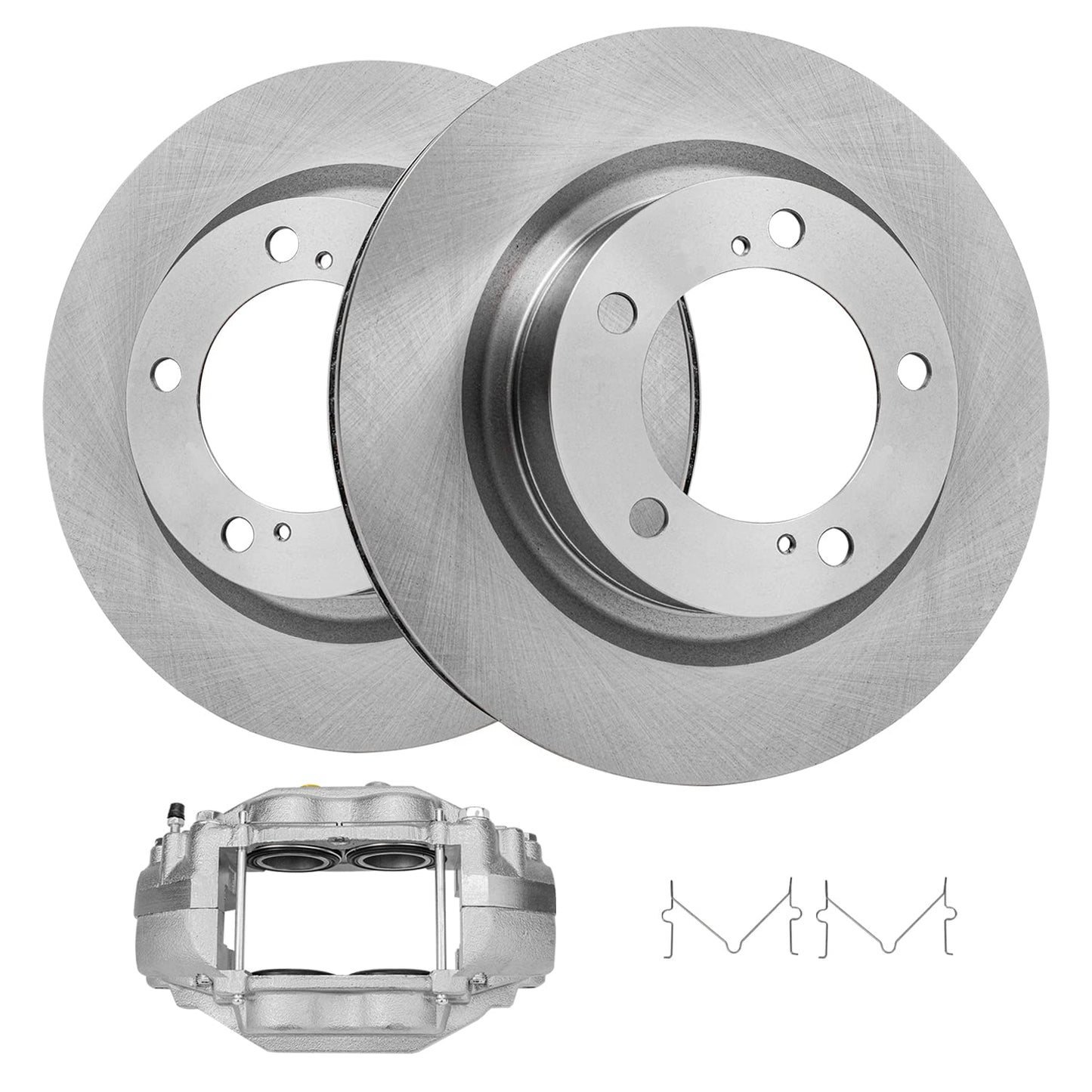 Detroit Axle - Front Brake Kit for 2010-21 Ford Expedition F-150 Lincoln Navigator Disc Brake Rotors Ceramic Brakes Pads 2011 2012 2013 2014 2015 2016 2017 2018 2019 2020 Replacement