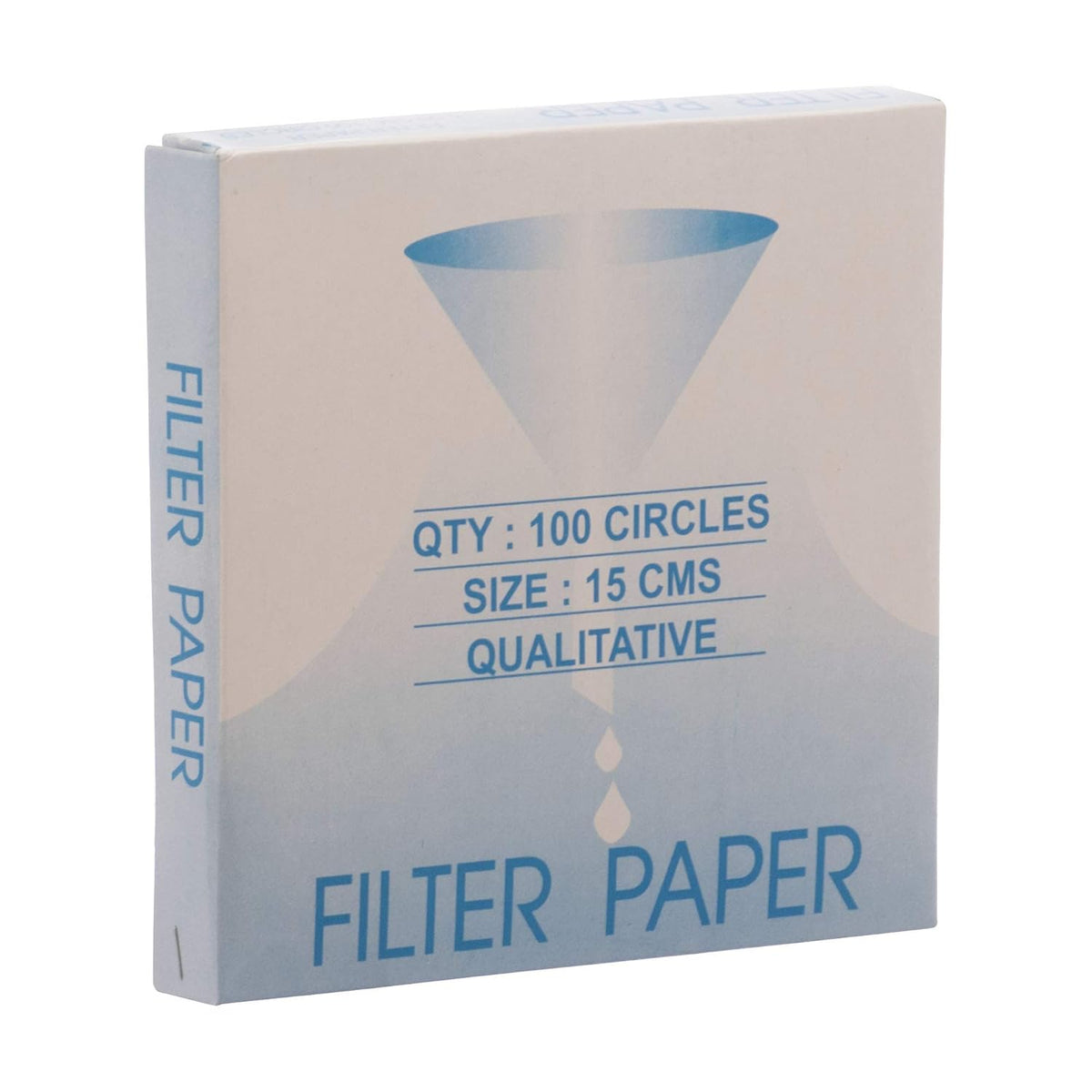 Eisco Chemistry Filter Paper Disks, 10 micron, 15 cm, 100 Pack