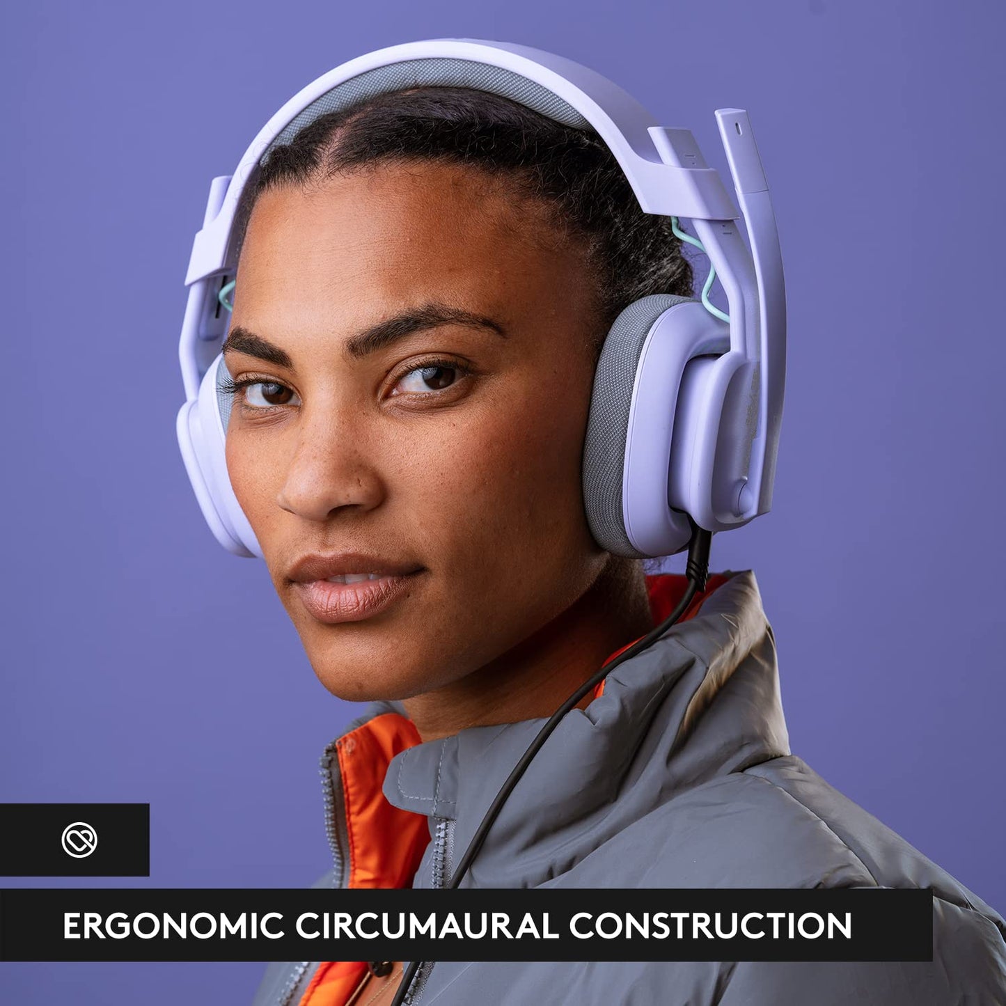 Logitech G Astro A10 Gen 2 Cross-Platform Wired Gaming Headset - Grey | 3.5mm Headphone Jack, 32mm Drivers, Flip-to-Mute Mic, Over-Ear Cup Design