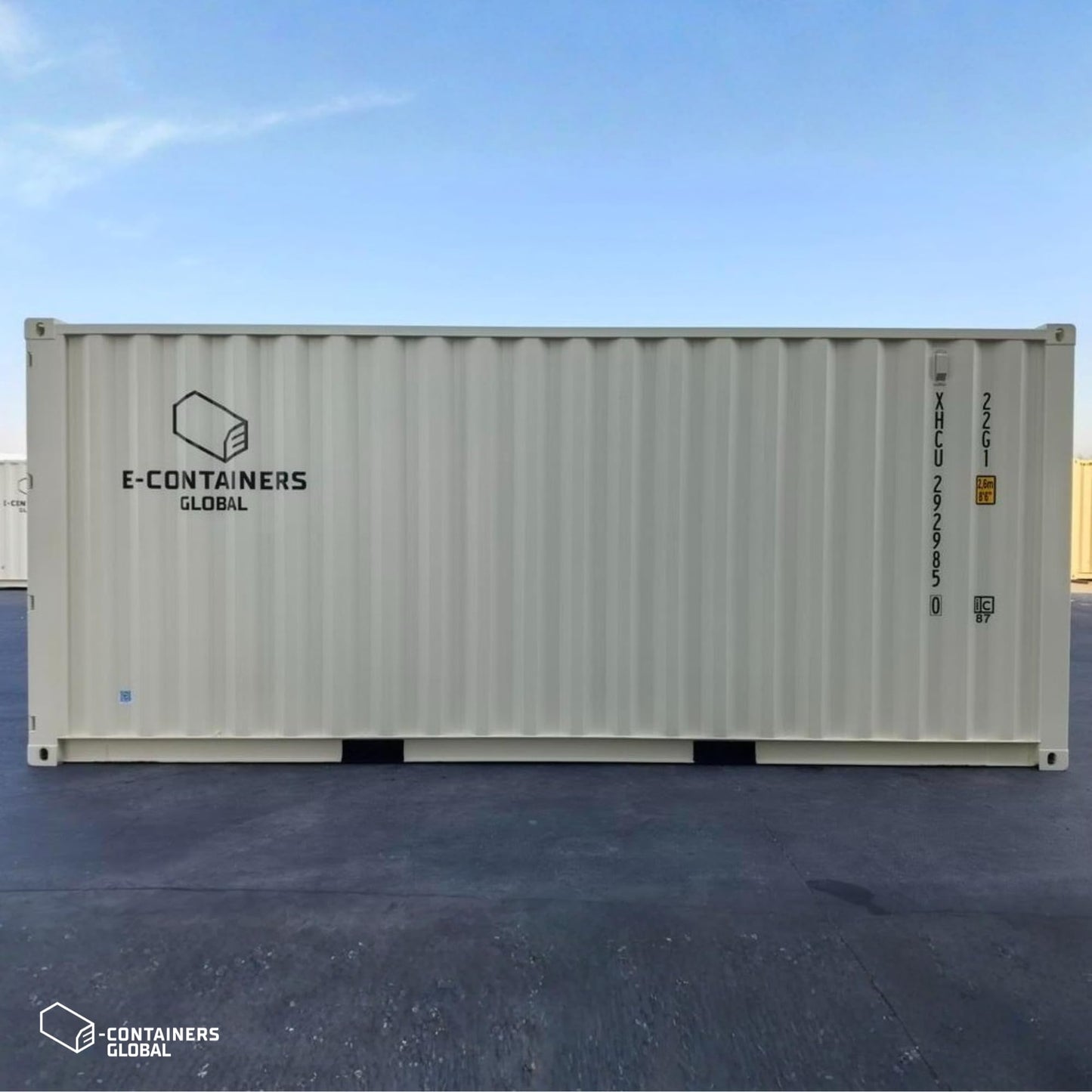 ECONTAINERS Shipping Container 40FT HC New | Steel Storage, Transport and Construction Container (40ft)