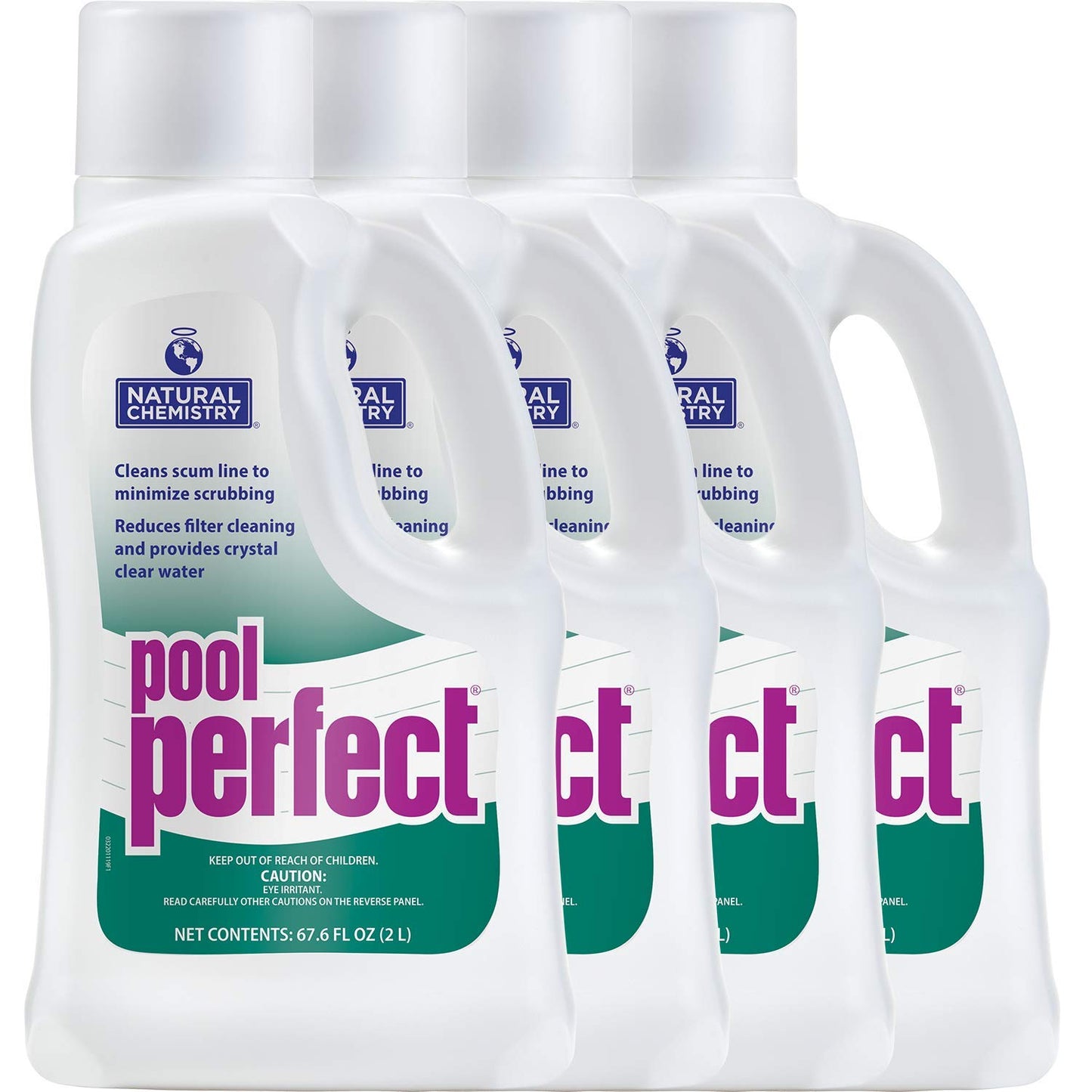 Natural Chemistry Pool Perfect, 3 Liter, Single Pack | Reduce Scum Lines and Filters Cleanings, Ensures Crystal Clear Water, Compatible with All Sanitizing Systems