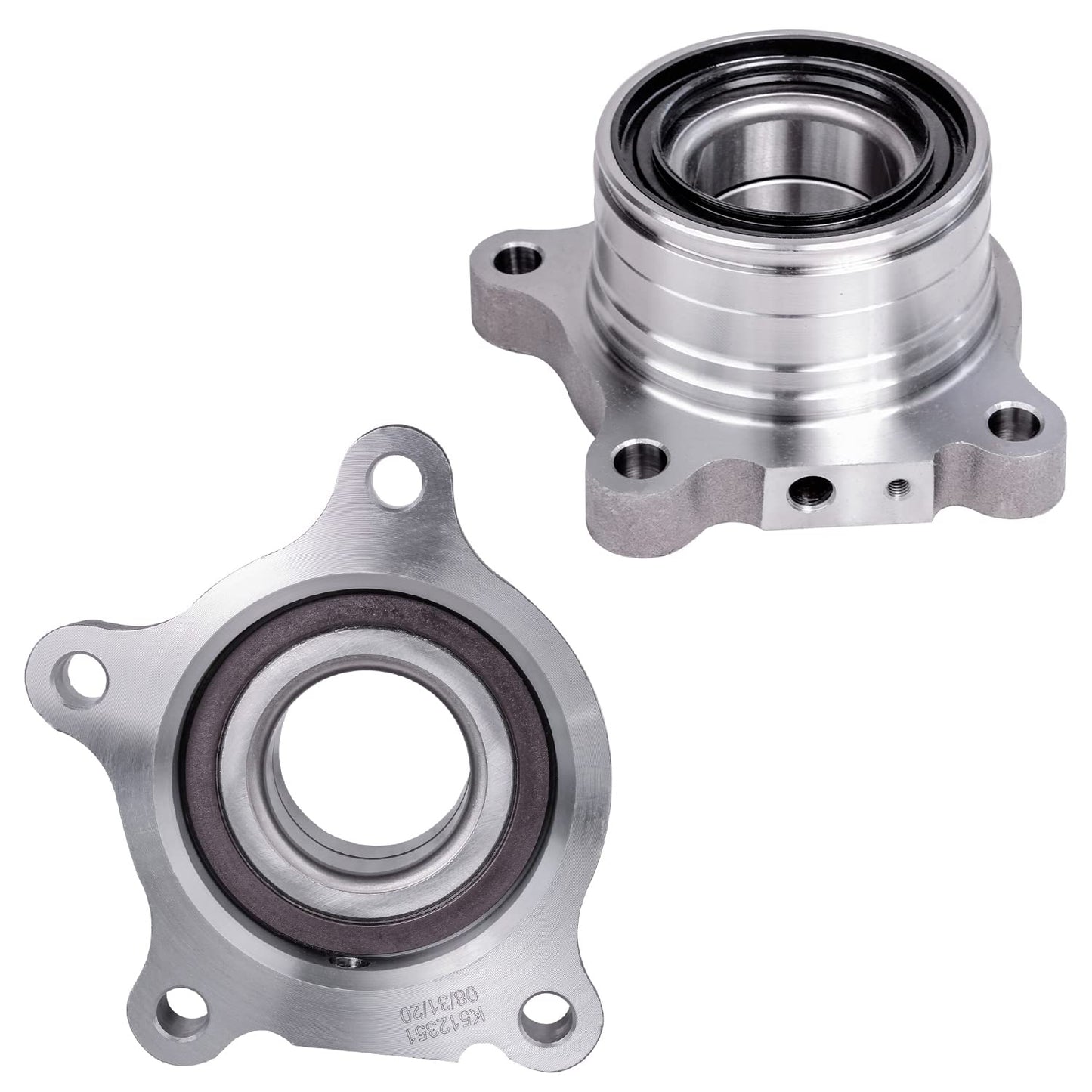 Detroit Axle - Pair 2WD Front Wheel Bearing Hub Assembly for 99-06 Chevy Silverado Sierra 1500, 00-06 Suburban 1500 Tahoe Yukon GMC Yukon XL 1500, 02-06 Cadillac Escalade 6 Lugs [with ABS]