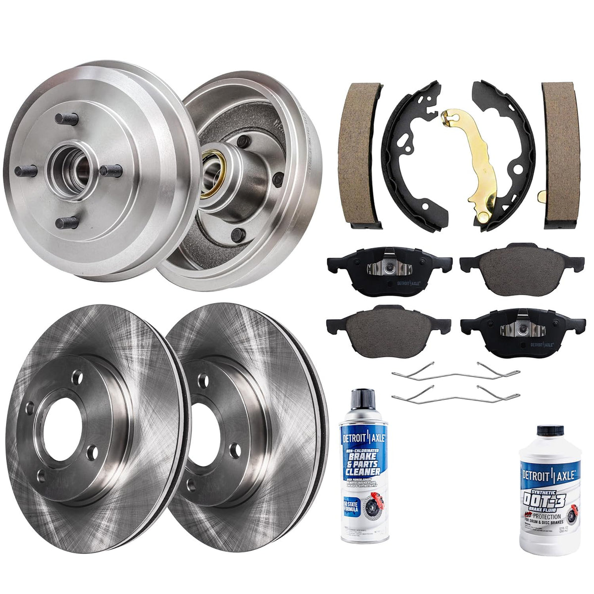 Detroit Axle - Brake Kit for 2006-2018 Toyota Rav4