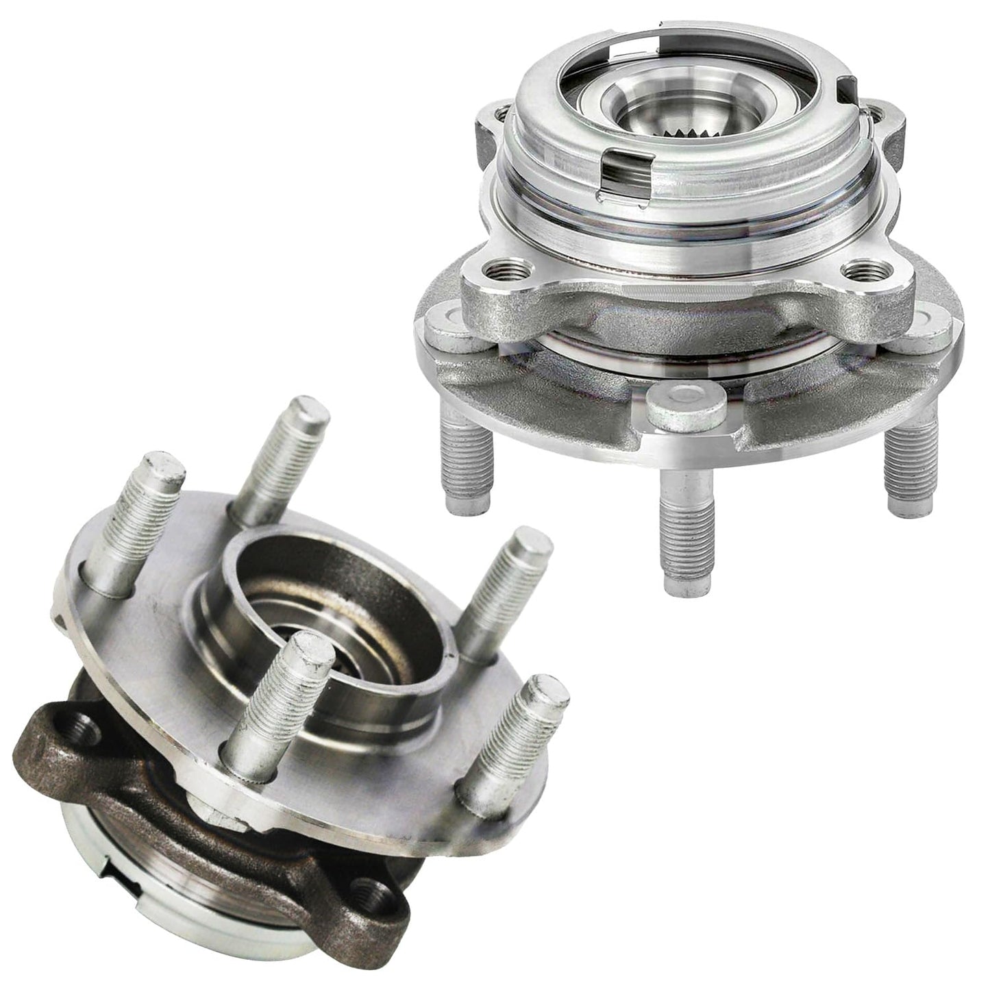Detroit Axle - 2 Front Wheel Bearing Hub Assembly for Chevy Malibu 2013-2015 Impala 14-17, for Buick Lacrosse Regal 11-17 Cadillac XTS CTS 14-16, for GMC Terrain Equinox 10-17, 5 Lugs Replacement