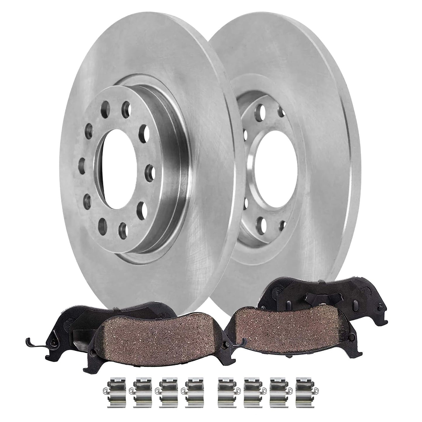 Detroit Axle - Rear Brake Kit for Nissan Altima Maxima Juke Sentra Disc Brake Rotors and Ceramic Brakes Pads Replacement: 11.46" inch Rotor