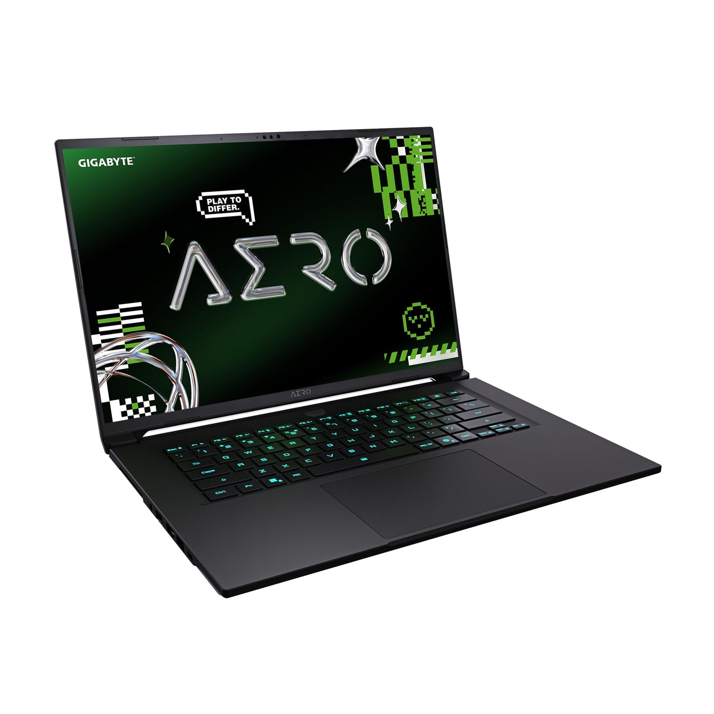 GIGABYTE AERO X16, Copilot+ PC - 165Hz 2560x1600 WQXGA - Manufactured by NVIDIA GeForce RTX 5070 - AMD Ryzen AI 9 HX 370-1TB SSD with 32GB DDR5 RAM - Windows 11 Home - Space Gray - 2WHA3USC64AH