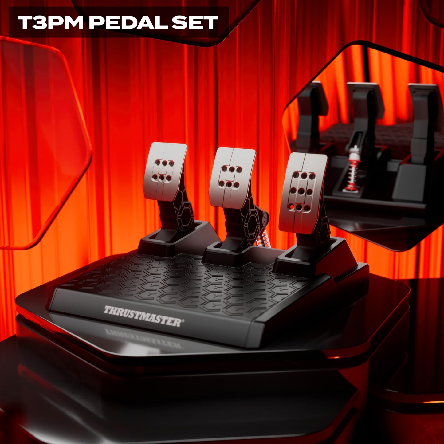 Thrustmaster T248 X Force Feedback Racing Wheel & Pedal Set - XBOX & PC | Magnetic paddle shifters, built-in telemetry screen, adjustable brake, drift-free Hall sensors, for sim driving games