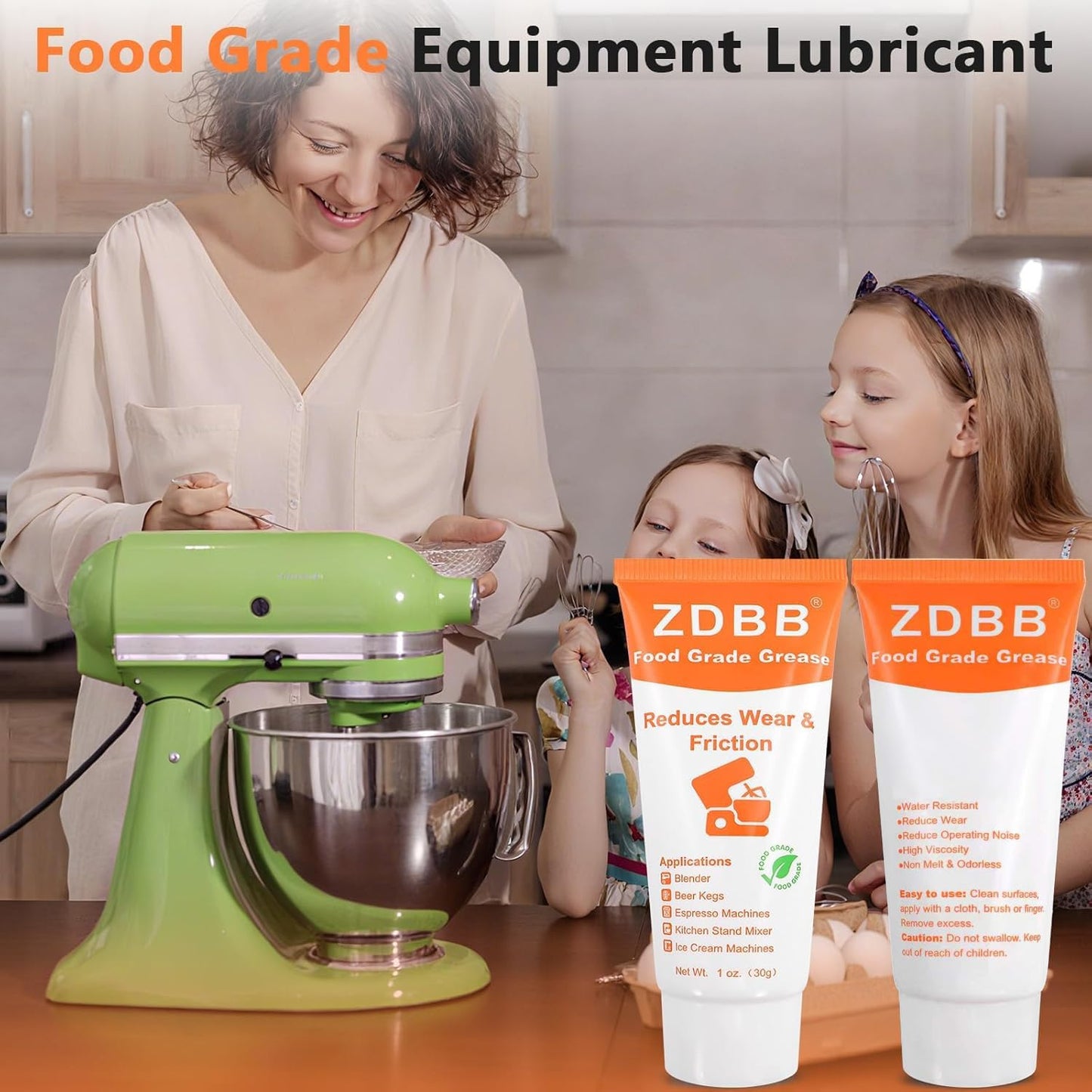 ZDBB Wood Drawer Wax Lubricant Paste Door Lubricant Wear-Resistant Eliminate Sticking Noise Loosen Drawer Slide Grease for Wood Furniture, Window Track, Sliding Glass Doors, Hinges, 1 oz 1-Pack
