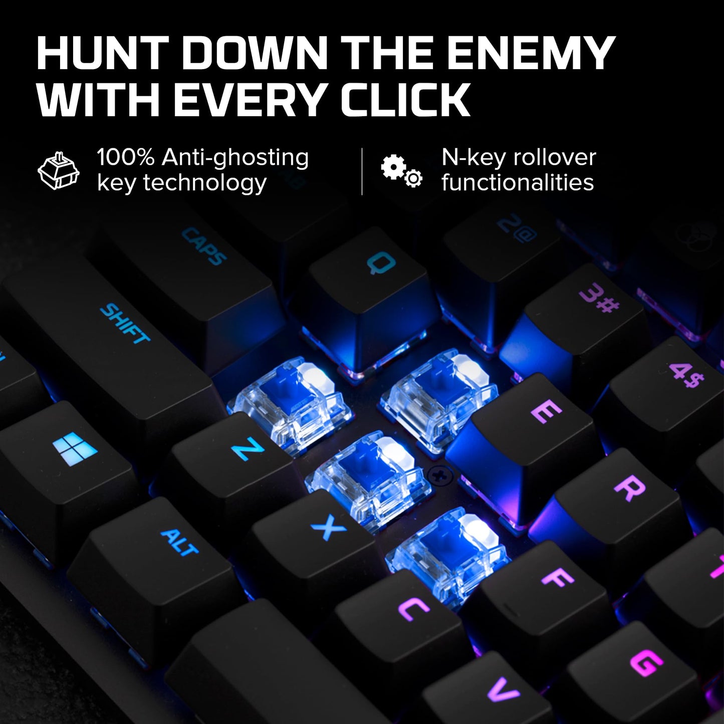 HyperX Alloy Origins 65 - Mechanical Gaming Keyboard – Compact 65% Form Factor - Linear Red Switch - Double Shot PBT Keycaps - RGB LED Backlit - NGENUITY Software Compatible,Black