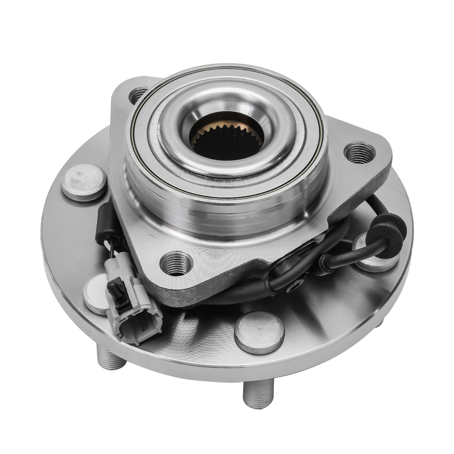 Detroit Axle - 4WD Front Wheel Bearing Hub for Ford F-250 F-350 Super Duty 2011-2016, Replacement 2012 2013 2014 2015 F-250 F-350 Super Duty (SRW Models) Wheel Bearing and Hub Assembly
