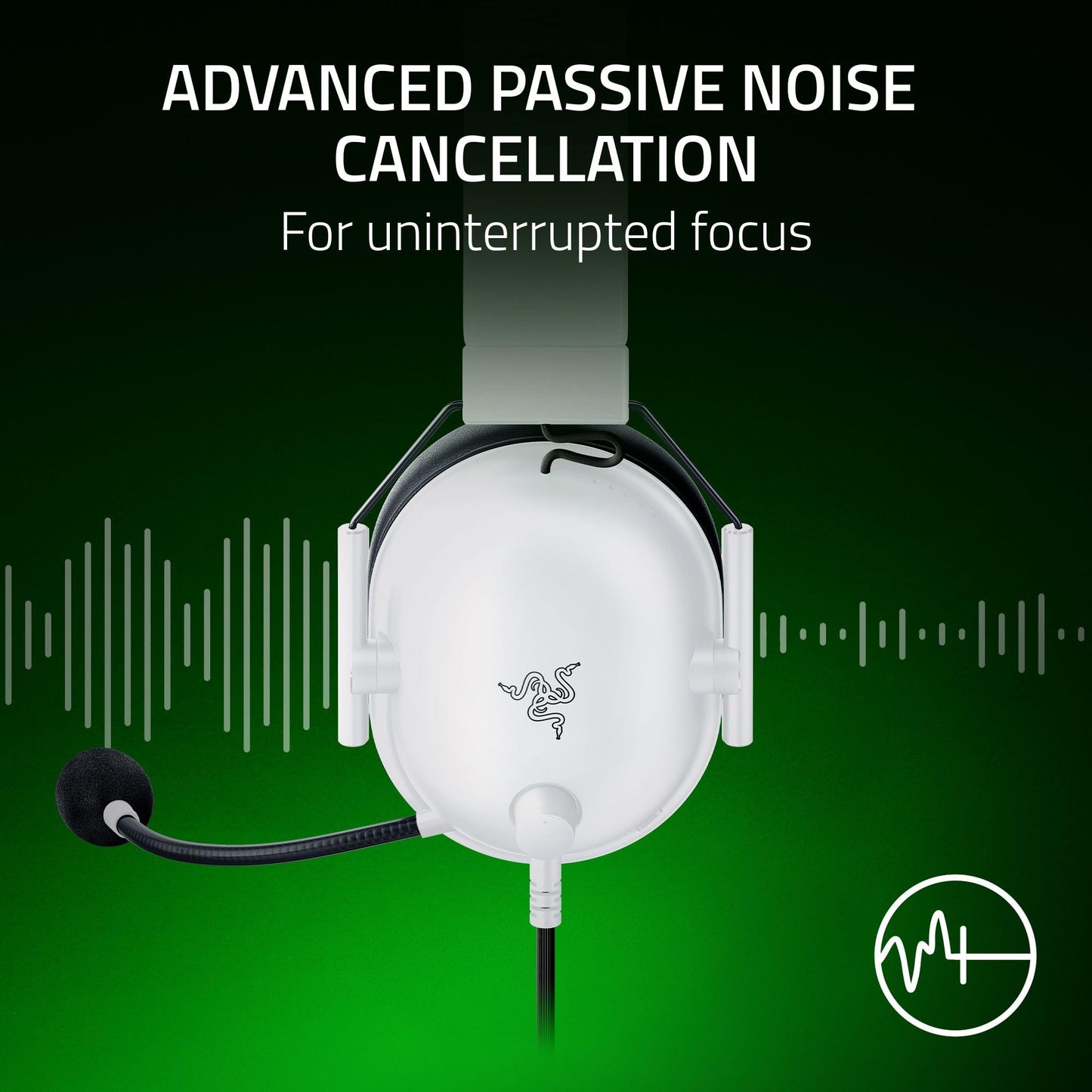 Razer BlackShark V2 X Xbox Gaming Headset: 50mm Drivers - Cardioid Mic - Lightweight - Comfortable, Noise Isolating Earcups - for Xbox Series X, Series S, PS5, PC, Switch via 3.5mm Audio Jack - Black