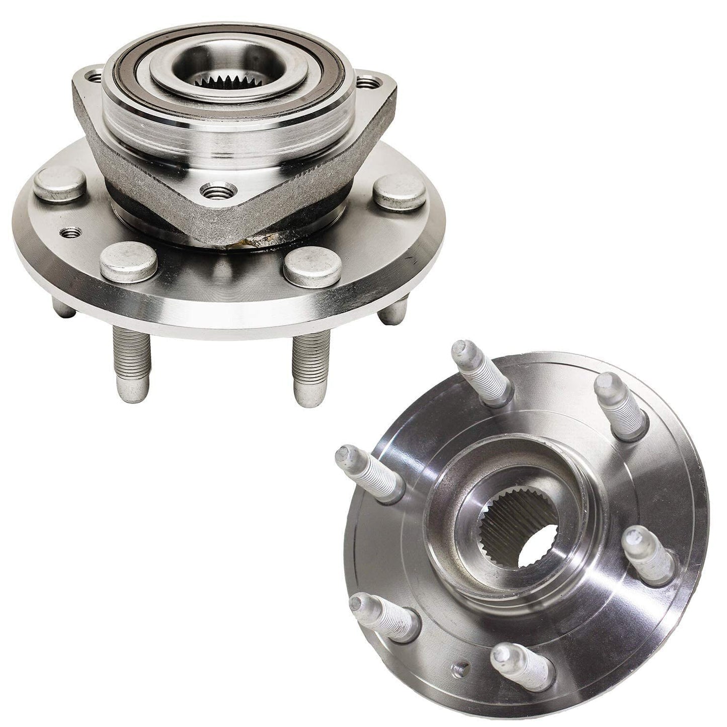 Detroit Axle - 4WD Brake Kit for 2012-2022 Ford F-250 Super Duty 2013-2022 F-350 Super Duty, 14.29" inch Front Rear Drilled Slotted Brake Rotors Ceramic Brakes Pads Replacement