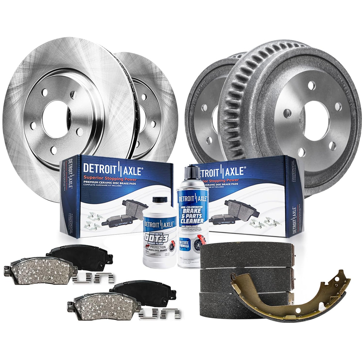 Detroit Axle - Brake Kit for 2006-2018 Toyota Rav4