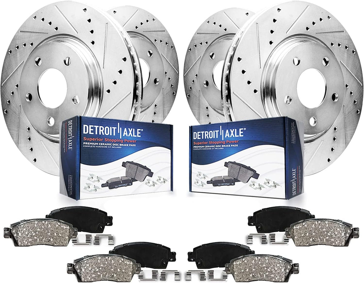 Detroit Axle - Brake Kit for 2006-2018 Dodge Ram 1500 2007-2009 Durango