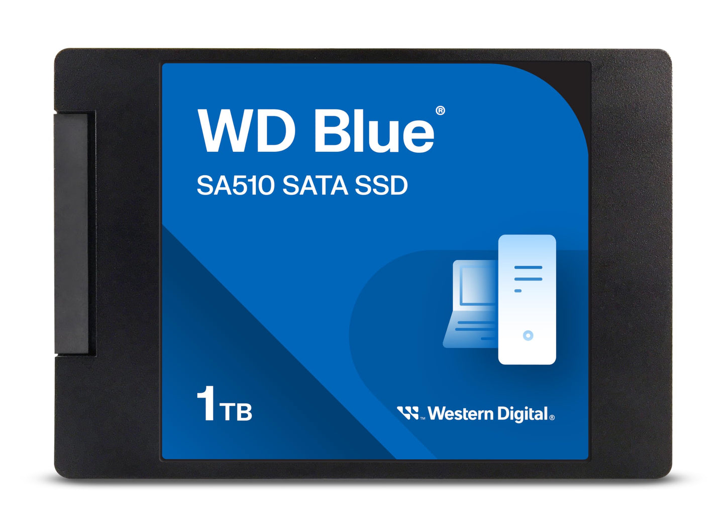 Western Digital 250GB WD Blue SA510 SATA Internal Solid State Drive SSD - SATA III 6 Gb/s, 2.5"/7mm, Up to 555 MB/s - WDS250G3B0A