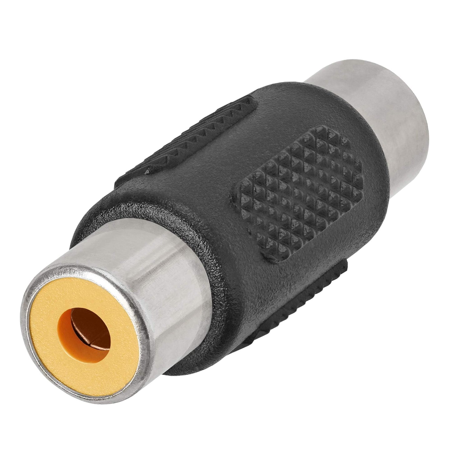 Cmple - RCA Coupler Audio Video Cable Adapter Composite Component Connector Converter - 3 RCA Female to Female Red Green Blue