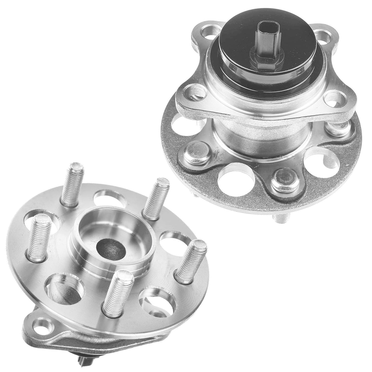 Detroit Axle - Pair 2WD Front Wheel Bearing Hub Assembly for 99-06 Chevy Silverado Sierra 1500, 00-06 Suburban 1500 Tahoe Yukon GMC Yukon XL 1500, 02-06 Cadillac Escalade 6 Lugs [with ABS]