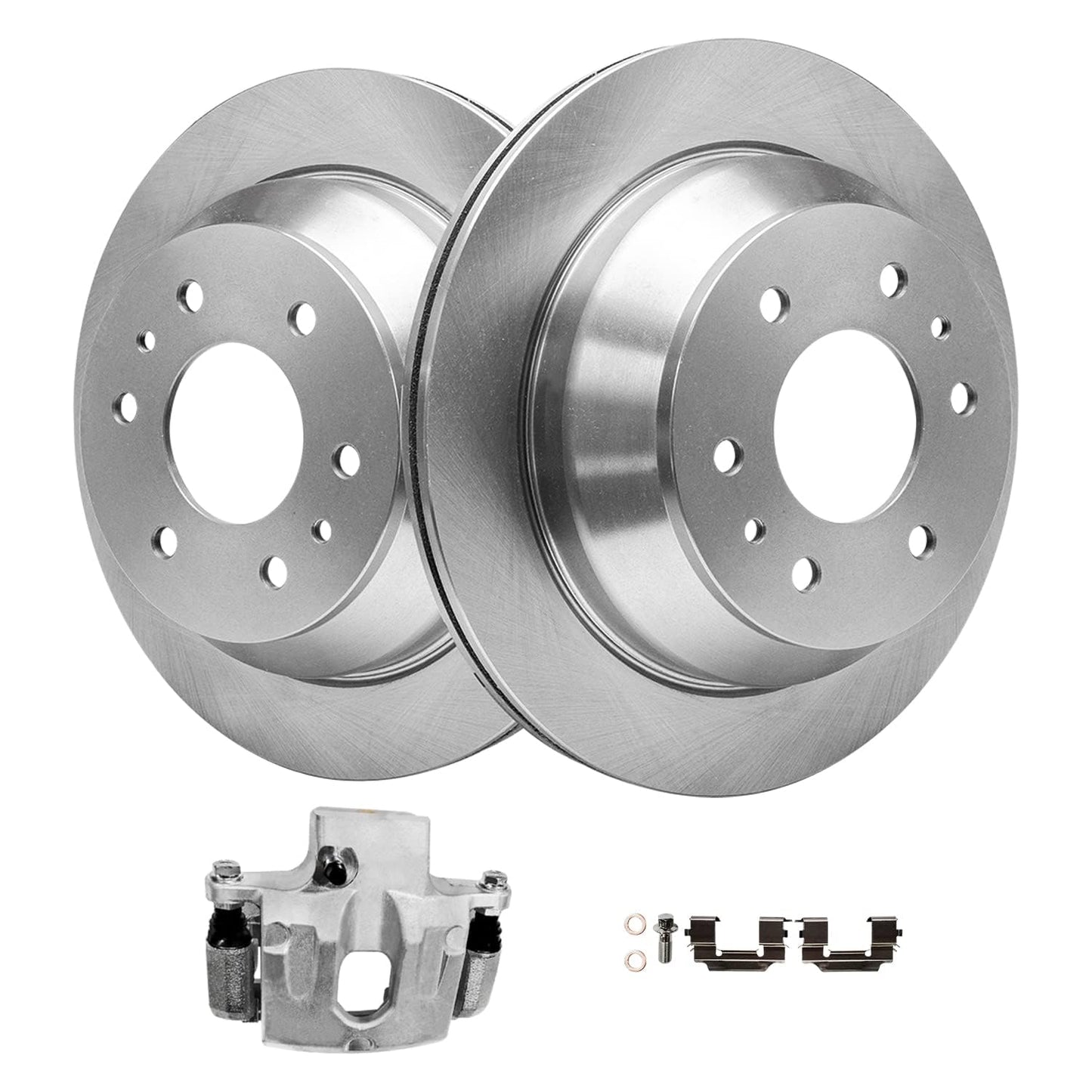 Detroit Axle - Front Brakes Kit for Chevrolet Equinox Impala Malibu Buick Regal LaCrosse Allure GMC Terrain Saab 9-5 Disc Brake Rotors Ceramic Brakes Pads : 12.64'' inch Rotor