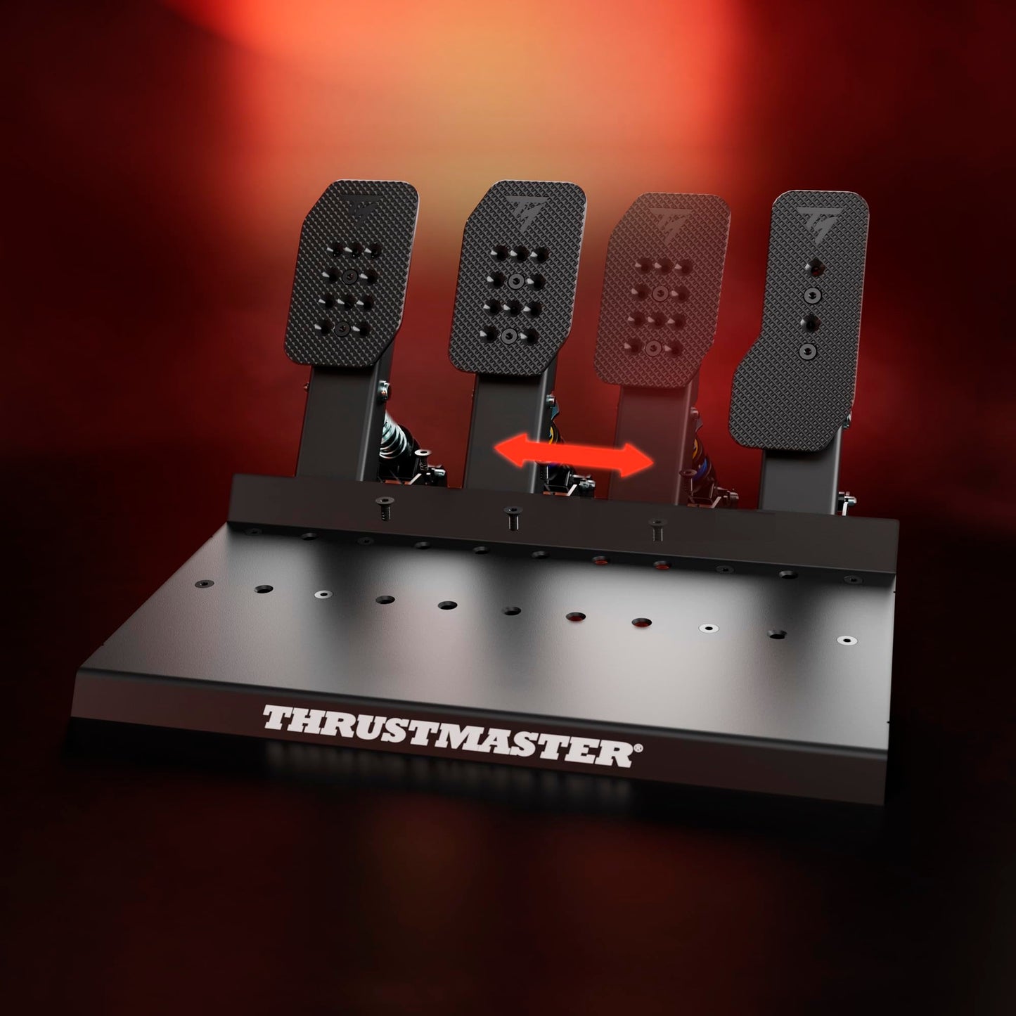 Thrustmaster Raceline Pedals III Modular Sim Racing Pedals - PS5, XBOX & PC | 3-pedal all-metal build, H.E.A.R.T sensors, 3 pressure adjustments, multiple springs, non-slip pads, load-cell upgrade ready