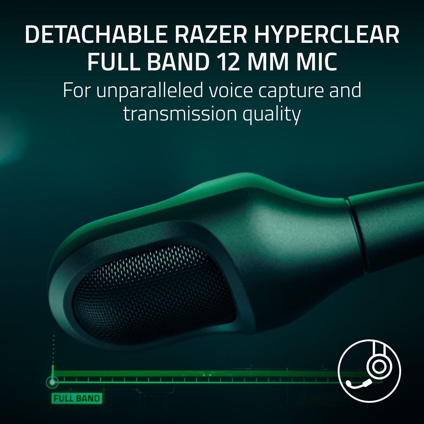 Razer BlackShark V3 Pro Wireless ANC Gaming Headset for PC: Full Band Mic - 50mm Drivers - 2.4 GHz, Bluetooth, USB, 3.5mm - Works with Mac, PS5, Nintendo Switch, Smartphone - 70 Hr Battery - Black