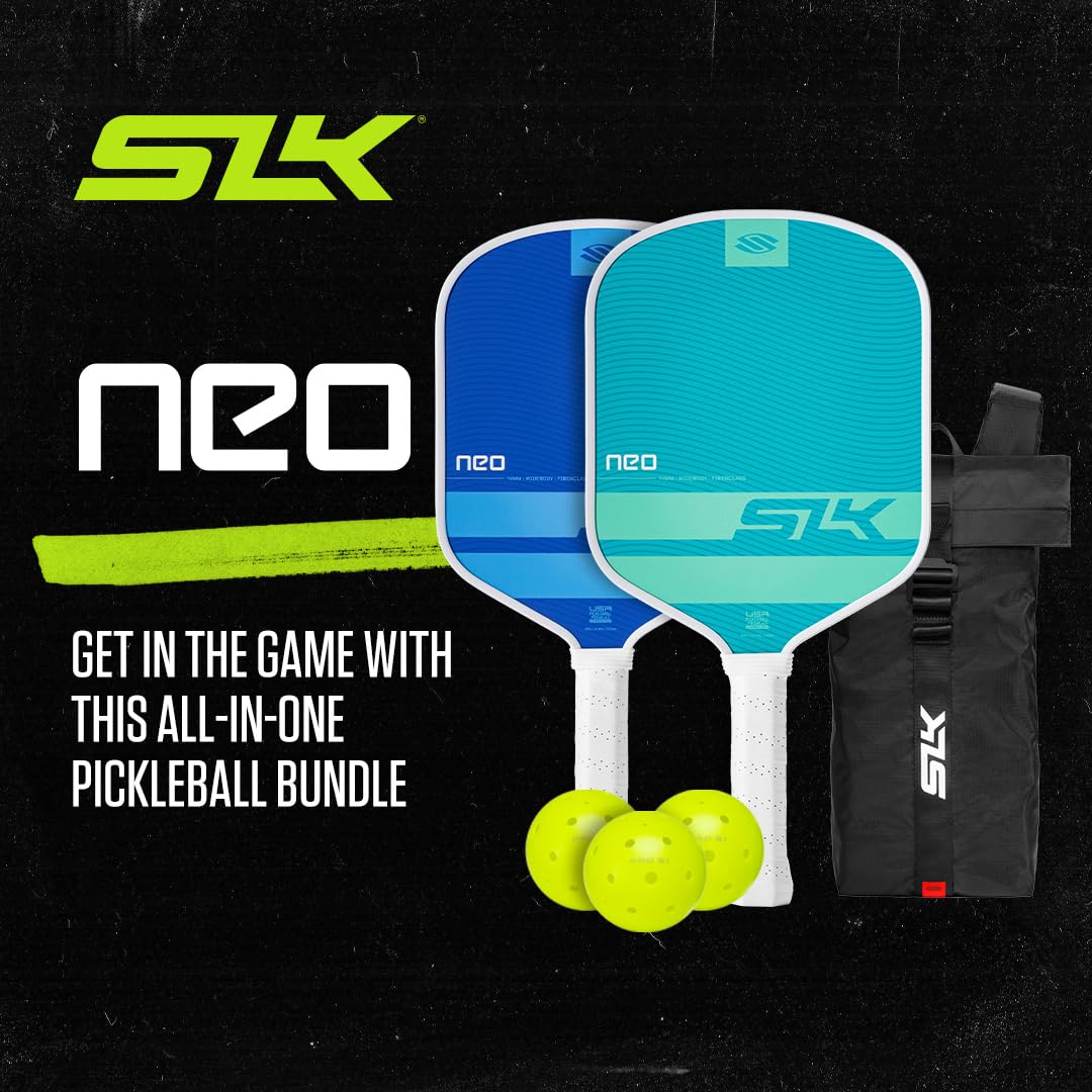 Selkirk Sport SLK Pickleball Paddles Set of 2 | Designed in The USA | Choose The SLK Neo Graphite, SLK Neo Fiberglass Pickleball Set or SLK Atlas Pickleball Bundle
