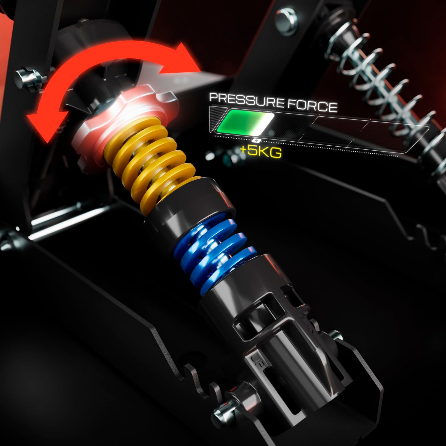 Thrustmaster Raceline Pedals III Modular Sim Racing Pedals - PS5, XBOX & PC | 3-pedal all-metal build, H.E.A.R.T sensors, 3 pressure adjustments, multiple springs, non-slip pads, load-cell upgrade ready