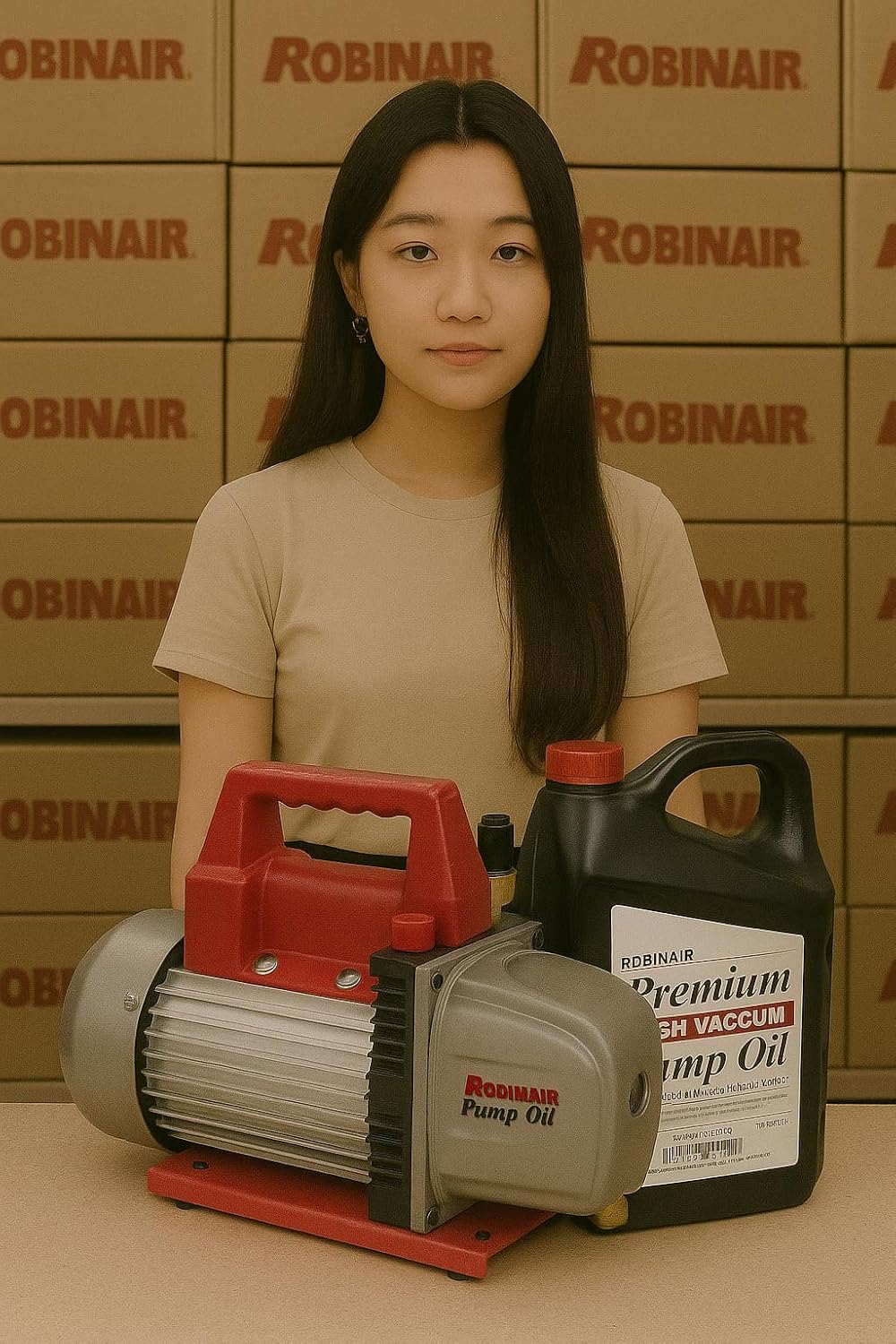 Robinair 13204 Premium High Vacuum Pump Oil - 1 Gallon