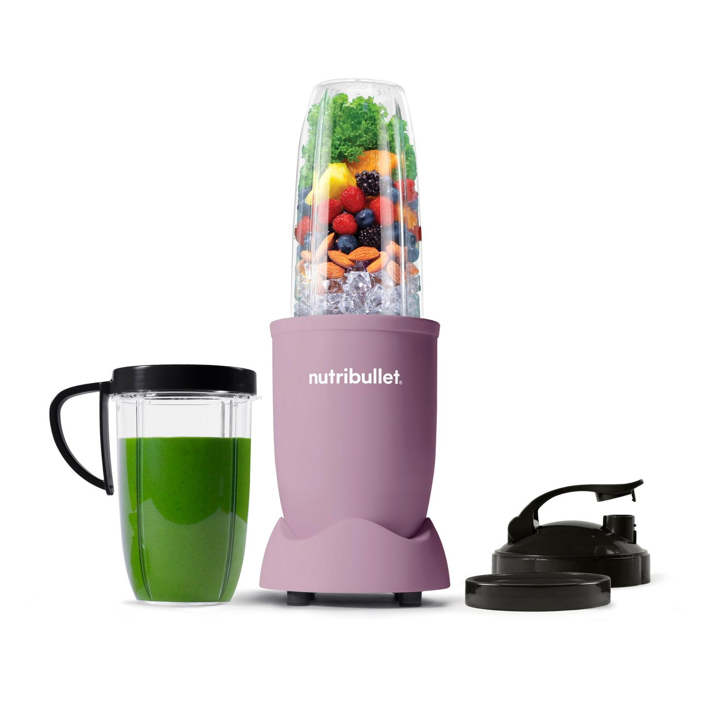 Nutribullet Personal Blender, Shakes, Smoothies, Food Prep, and Frozen Blending, 24 Ounces, 600 Watt, Dark Gray, NBR-0601WM