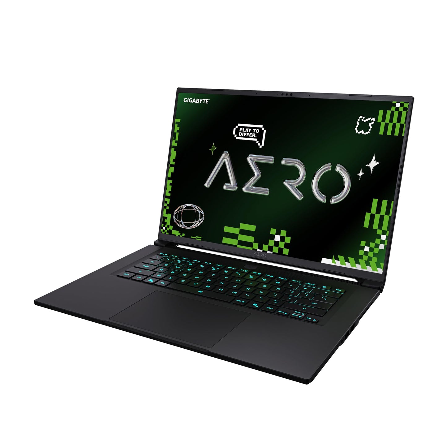 GIGABYTE AERO X16, Copilot+ PC - 165Hz 2560x1600 WQXGA - Manufactured by NVIDIA GeForce RTX 5070 - AMD Ryzen AI 9 HX 370-1TB SSD with 32GB DDR5 RAM - Windows 11 Home - Space Gray - 2WHA3USC64AH