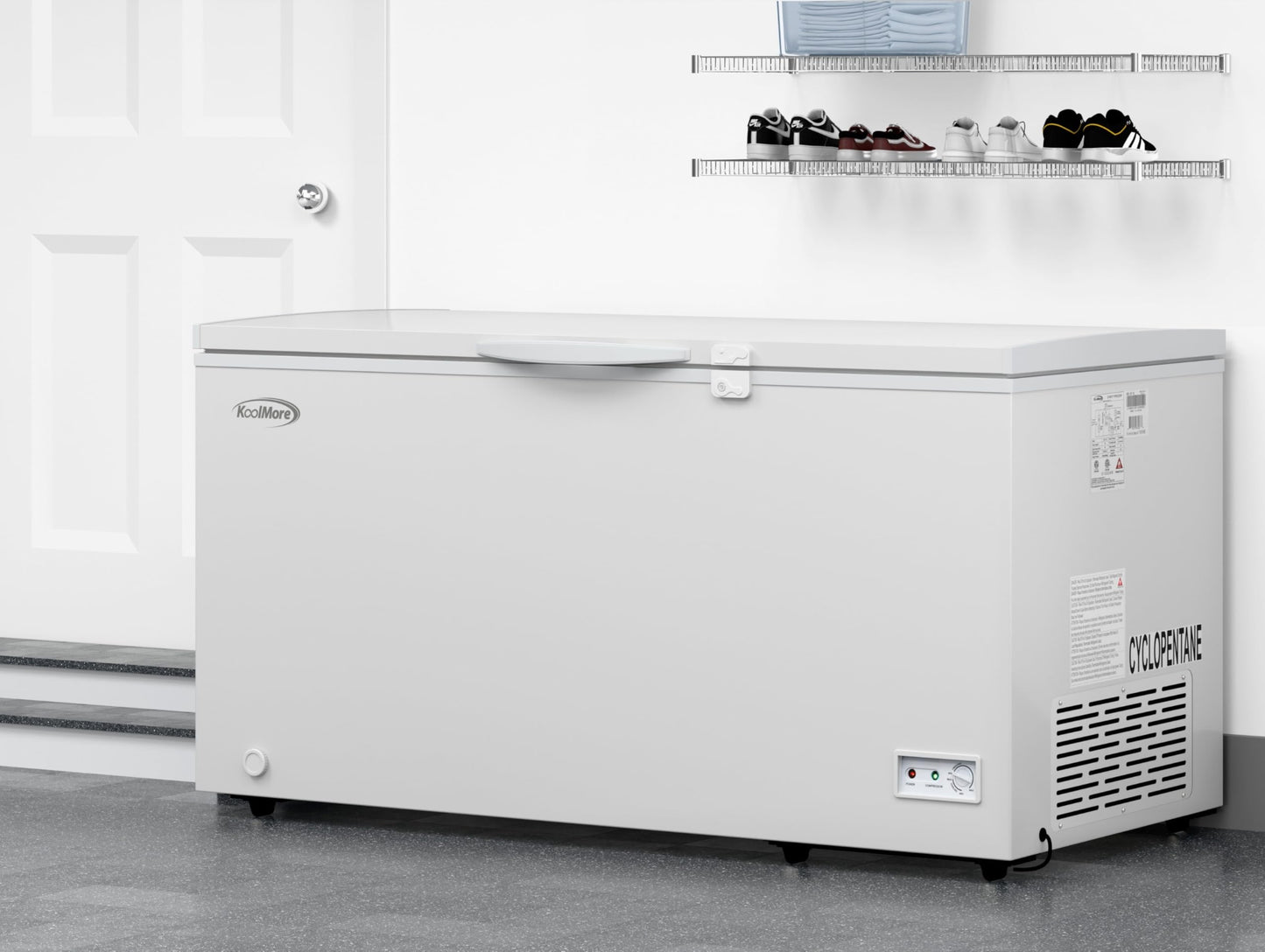 KoolMore SCF-20C Chest Freezer, 20 cu. Ft, White