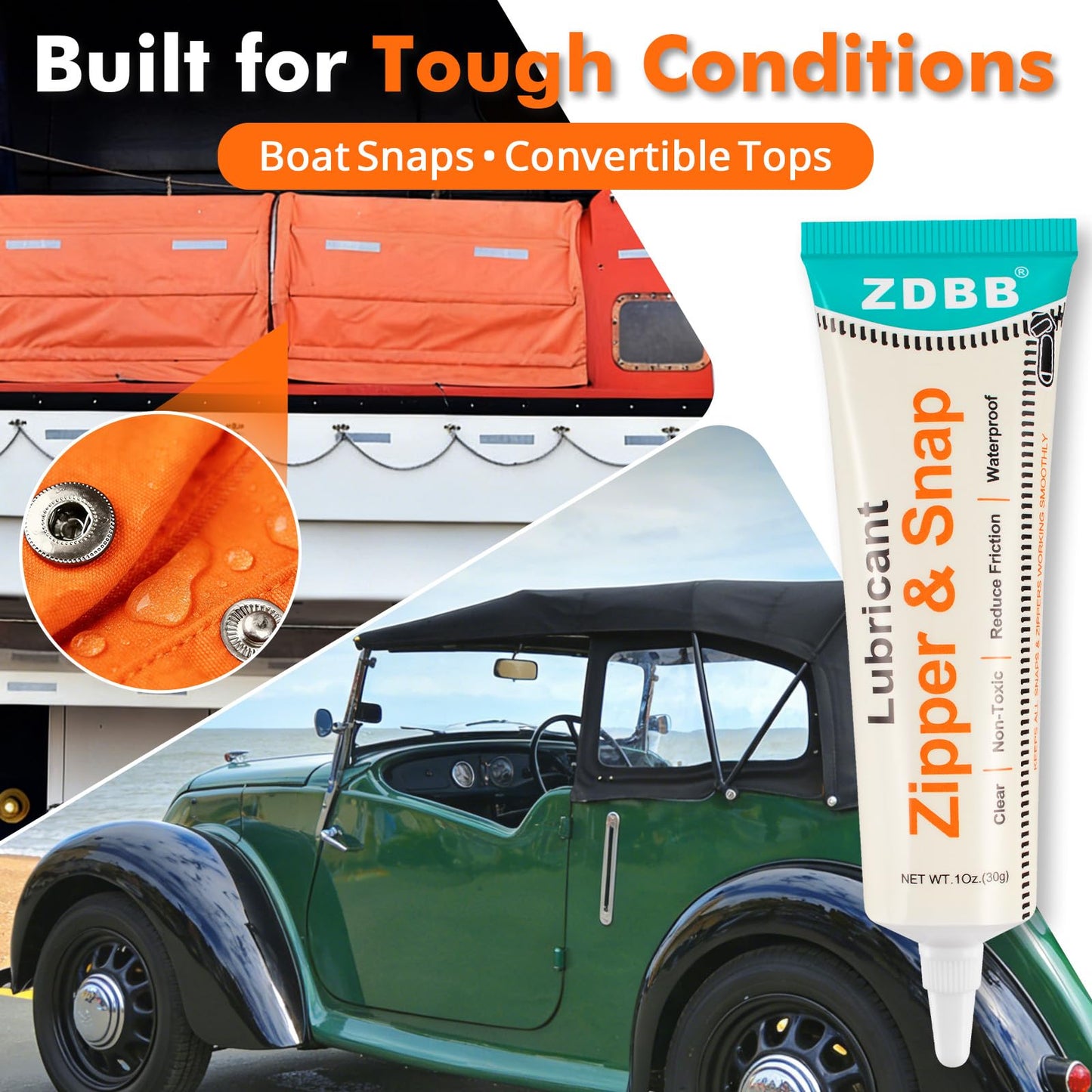 ZDBB Wood Drawer Wax Lubricant Paste Door Lubricant Wear-Resistant Eliminate Sticking Noise Loosen Drawer Slide Grease for Wood Furniture, Window Track, Sliding Glass Doors, Hinges, 1 oz 1-Pack