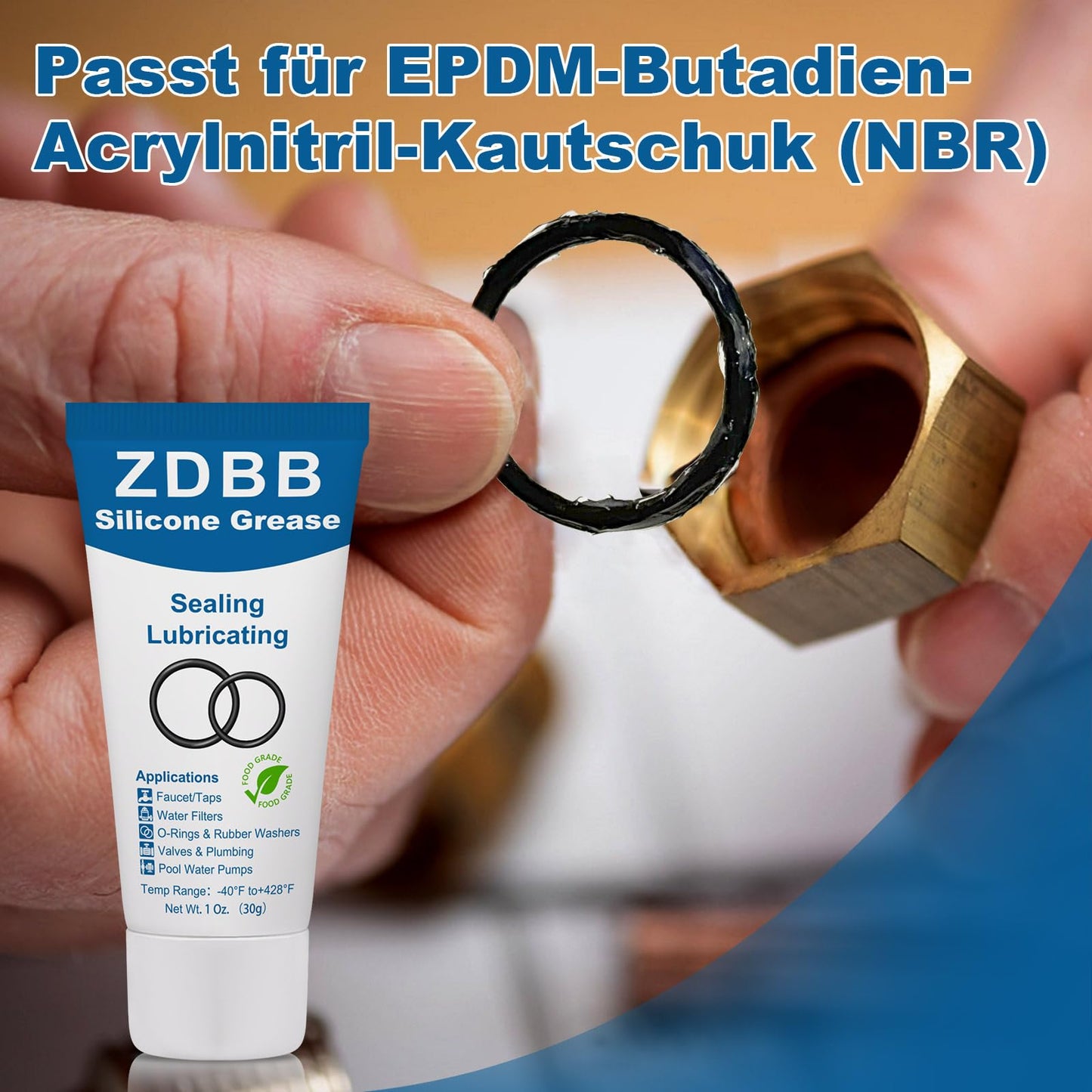 ZDBB Wood Drawer Wax Lubricant Paste Door Lubricant Wear-Resistant Eliminate Sticking Noise Loosen Drawer Slide Grease for Wood Furniture, Window Track, Sliding Glass Doors, Hinges, 1 oz 1-Pack