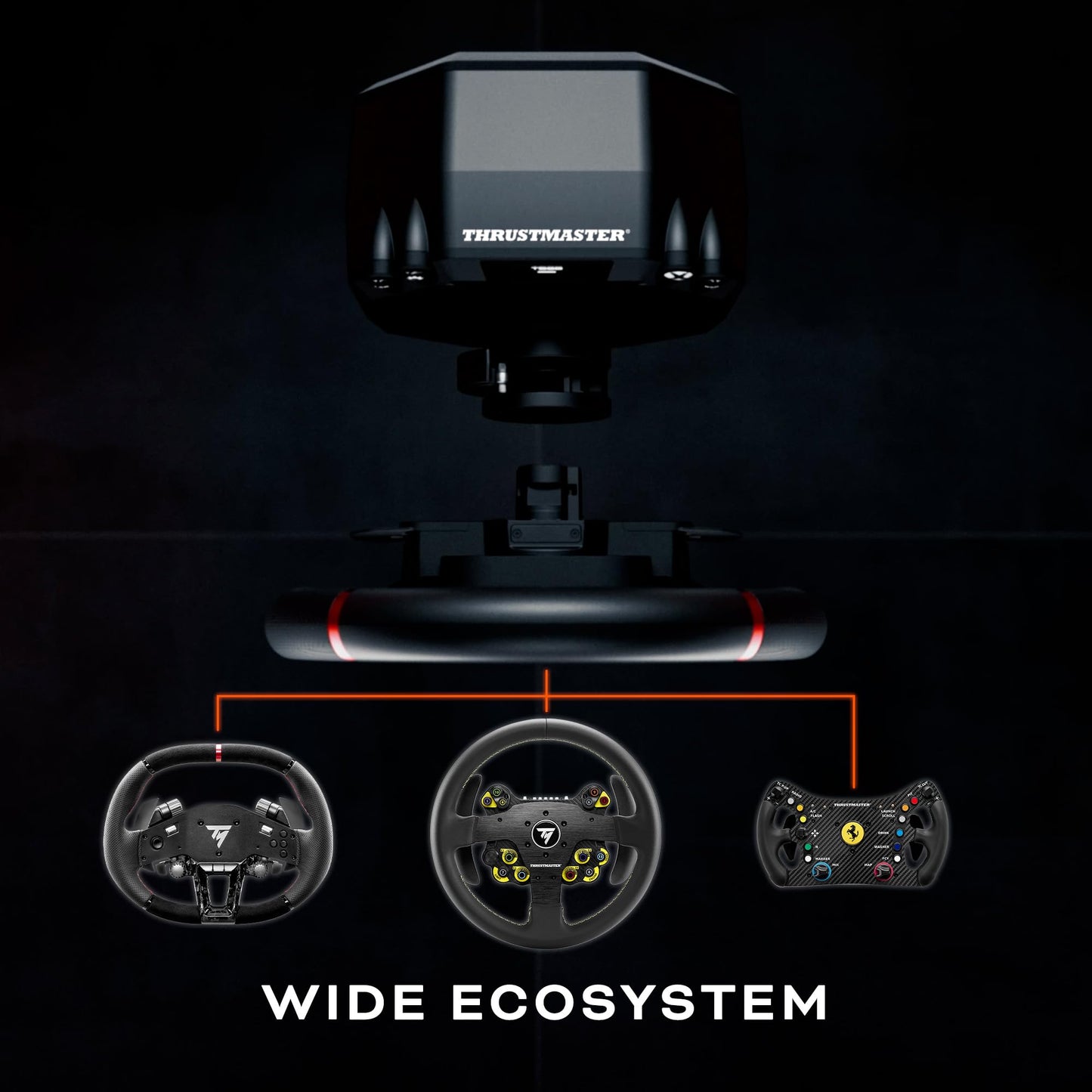 Thrustmaster T598 Direct Drive Racing Wheel & Pedal Set - PS5 & PC | Direct drive motor with magnetic paddles and pedal set for racing, simulation and gaming