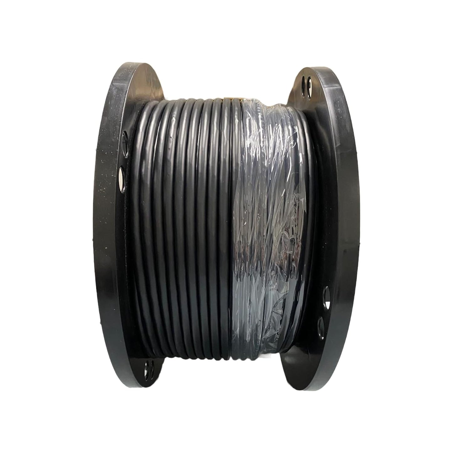 Elite Cat8 250ft Outdoor/Indoor Cable, UV Resistant, 40Gb, 2000MHz, CMR/Riser + UV/Outdoor, High Speed, Pure Solid Copper, Easy Pull Reel, Black