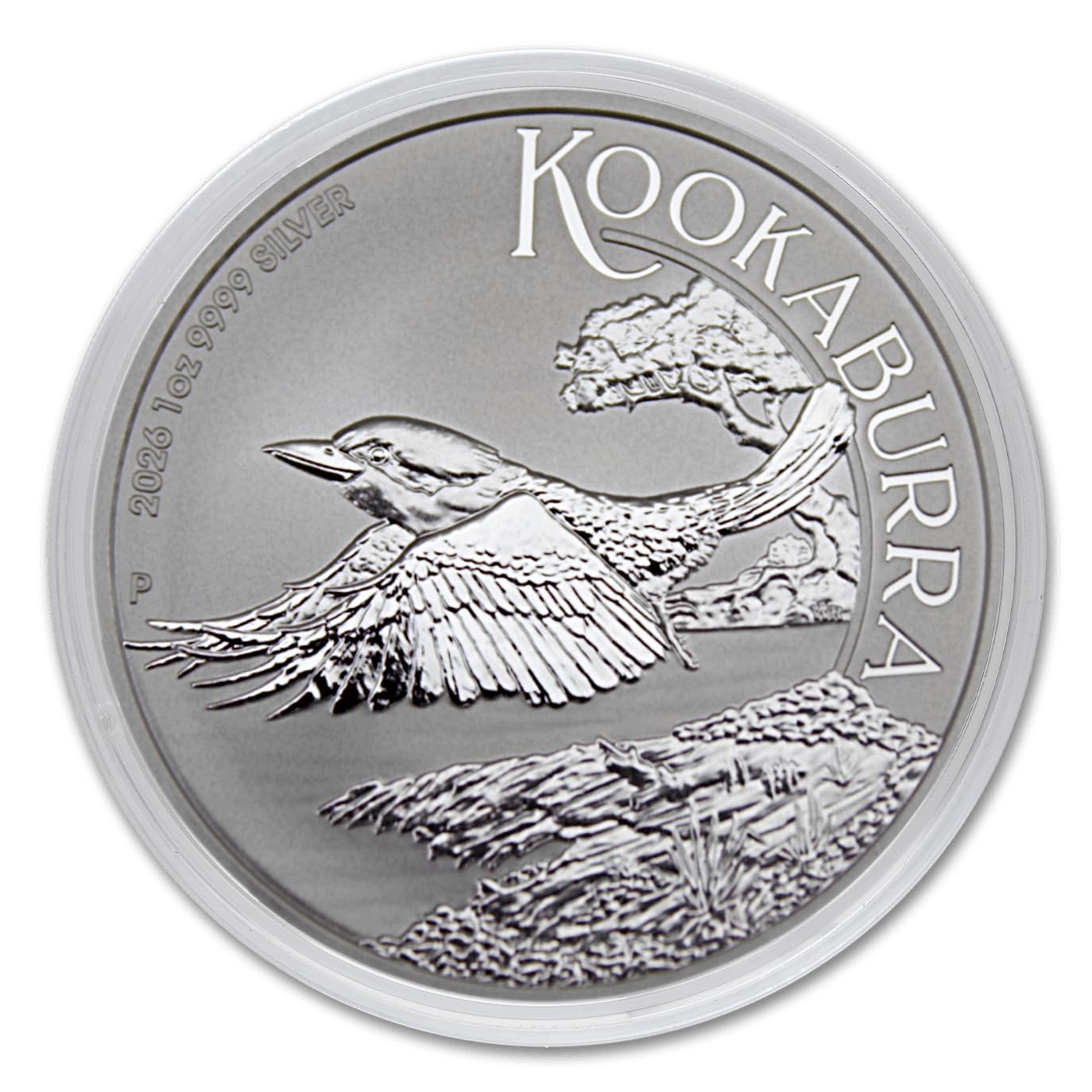 2026 P 1 oz Australian Silver Kookaburra Coins Brilliant Uncirculated (In Capsule) with Certificate of Authenticity $1 Seller BU