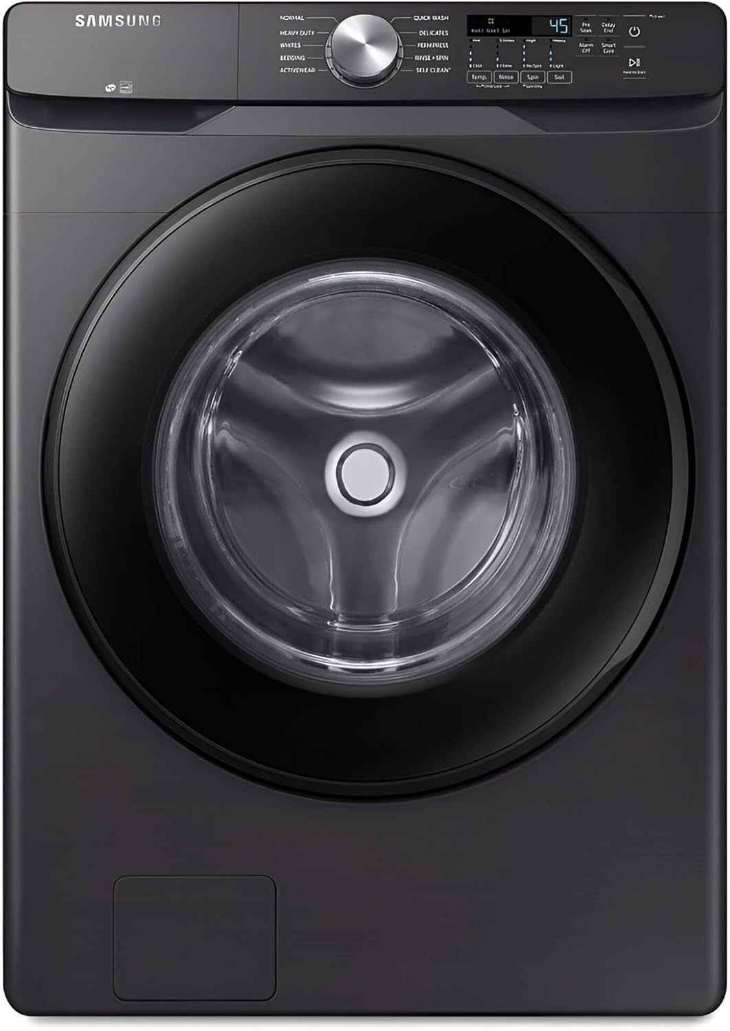 Samsung WF45T6000AV 4.5 Cu. Ft. Black Stainless Steel Front Load Washer, ENERGY STAR®