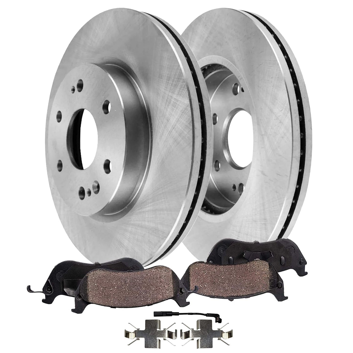 Detroit Axle - Rear Brake Kit for 2018-2020 Chevy Equinox GMC Terrain | Buick Regal TourX 2017-2019 LaCrosse, Disc Brake Rotors Ceramic Brake Pads Replacement 11.34" inch Brake Rotors